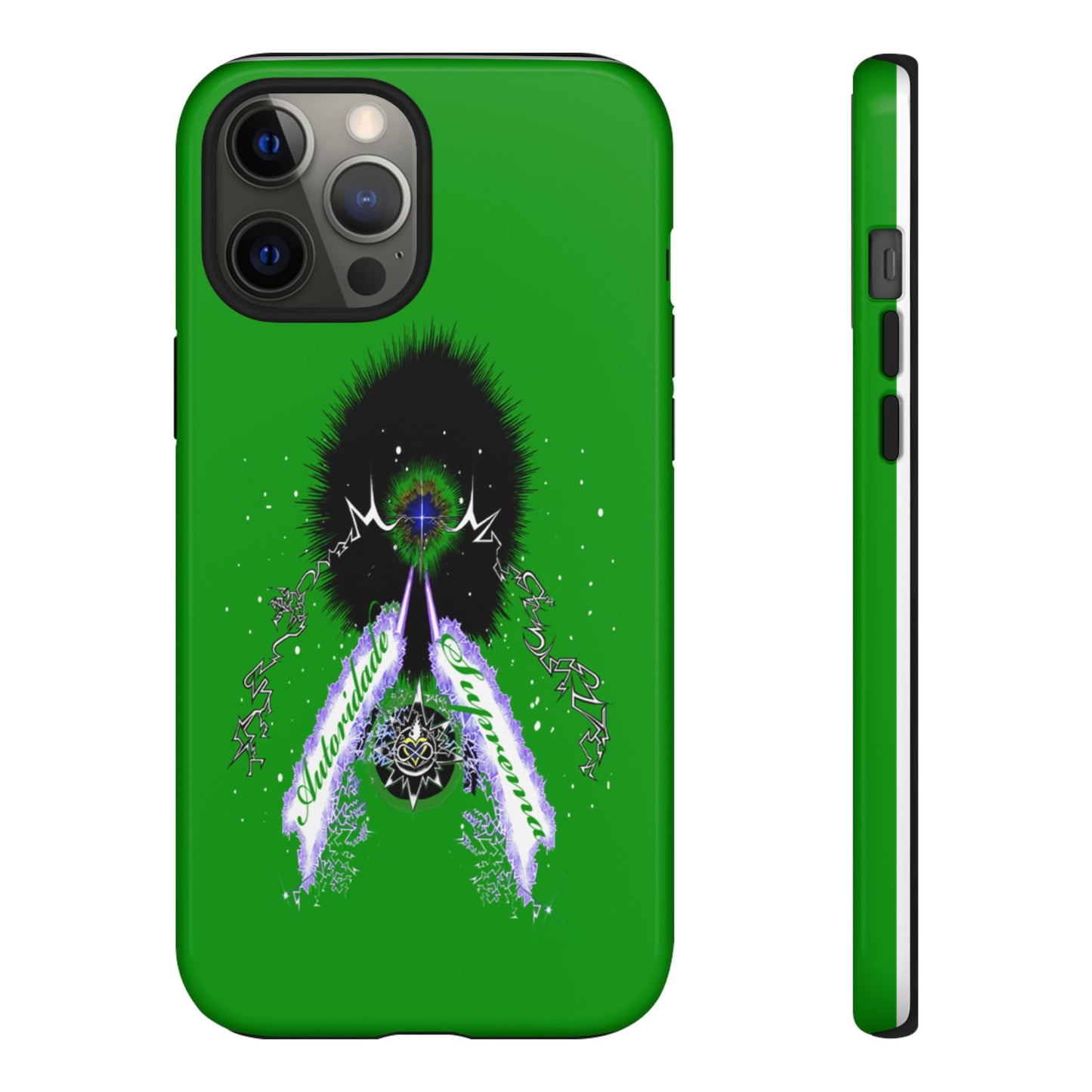 Autoridade Suprema -Portuguese -Green-Iphone only! Tough Cases