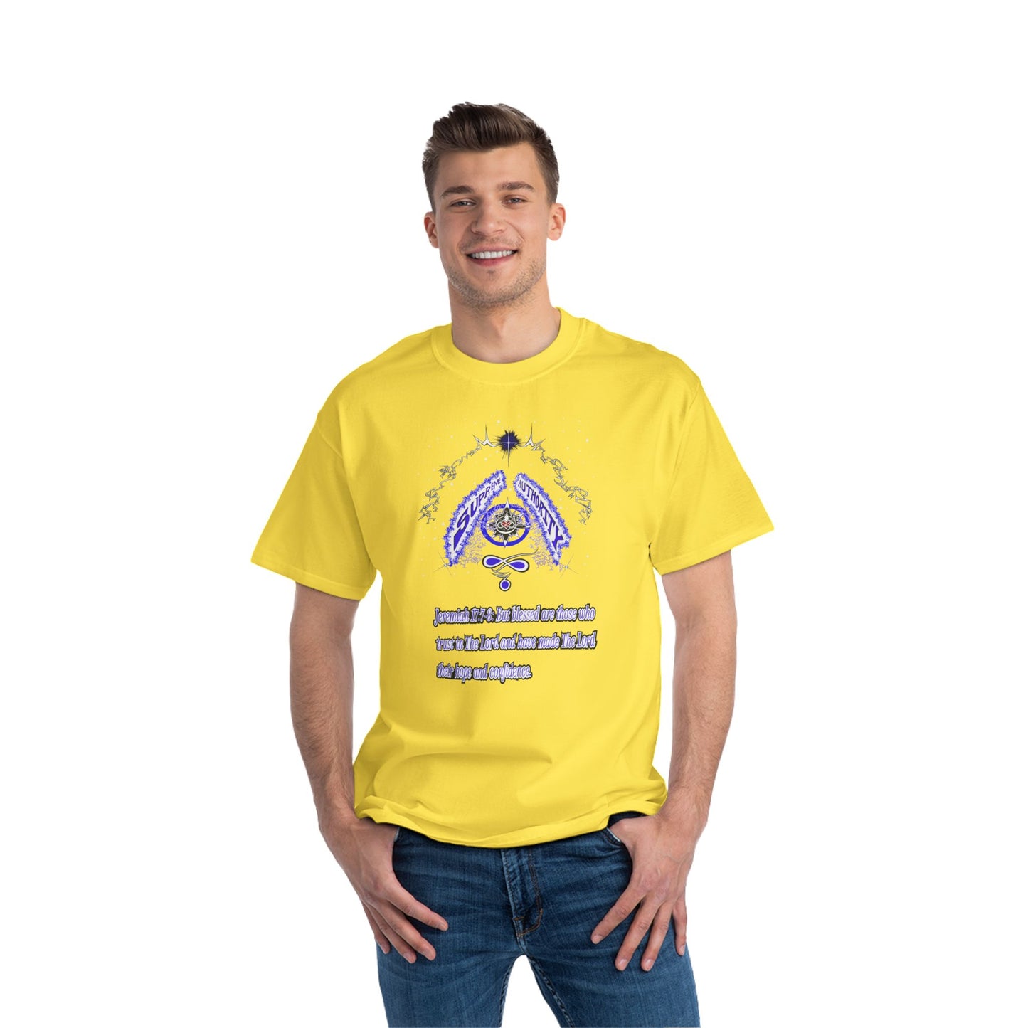 Supreme Authority -Jeremiah 17: 7-8 Beefy-T® Short-Sleeve T-Shirt