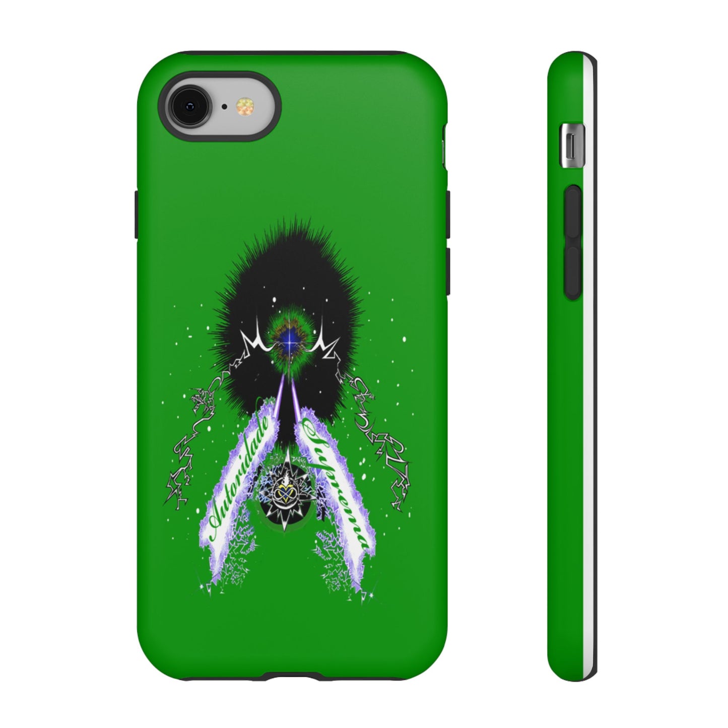 Autoridade Suprema -Portuguese -Green-Iphone only! Tough Cases