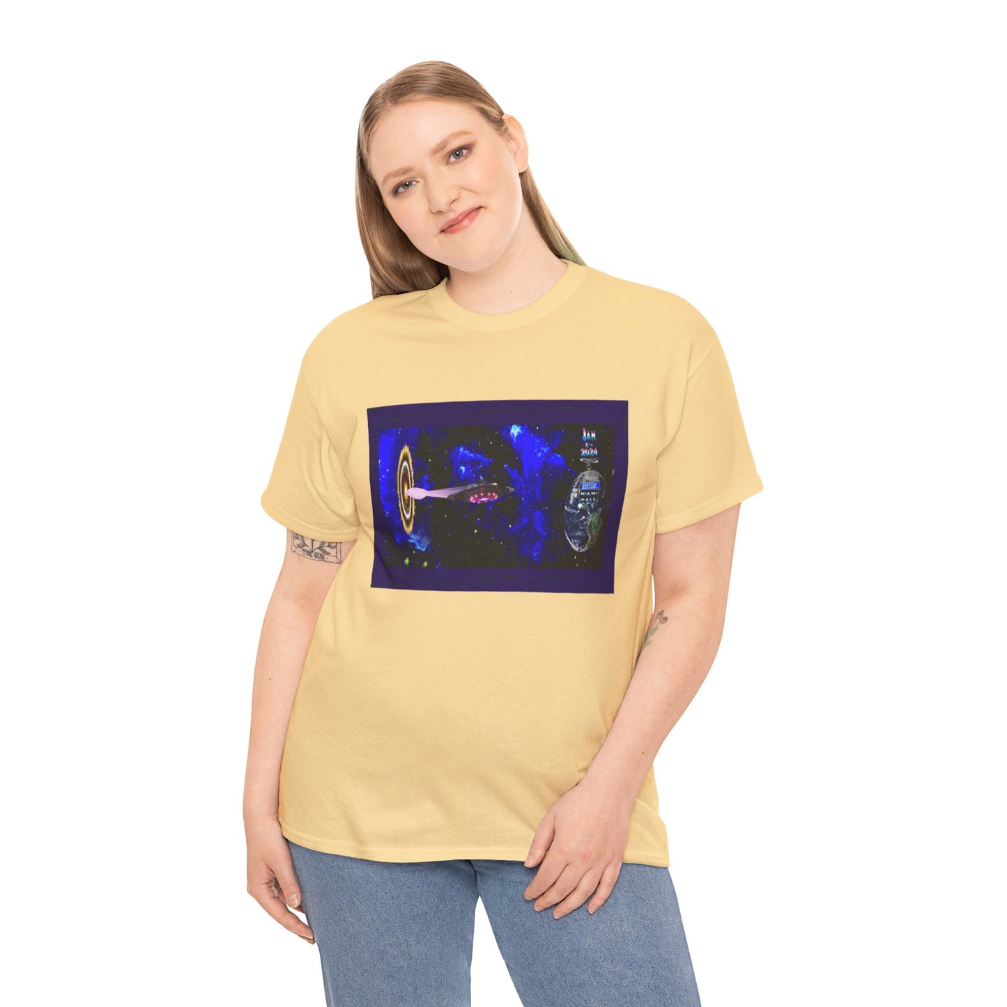 Miami Alien Mall 1 - Unisex Heavy Cotton Tee