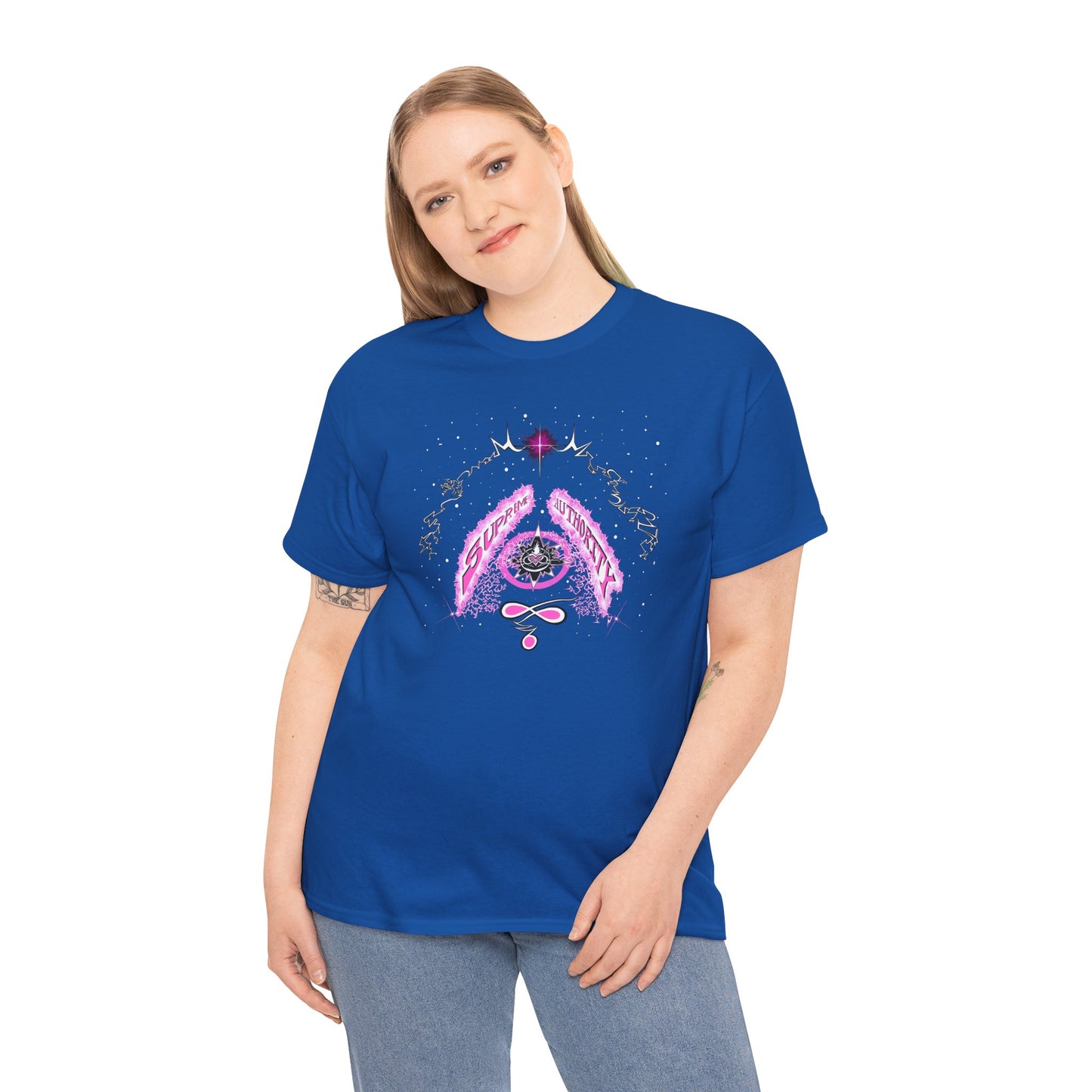 Copy of Supreme Authority pink! Unisex Heavy Cotton Tee