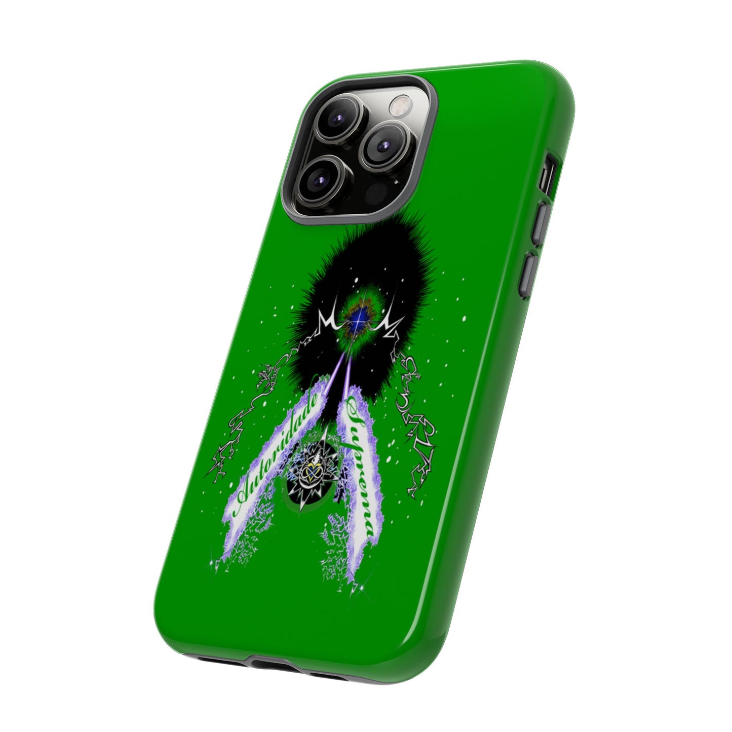 Autoridade Suprema -Portuguese -Green-Iphone only! Tough Cases