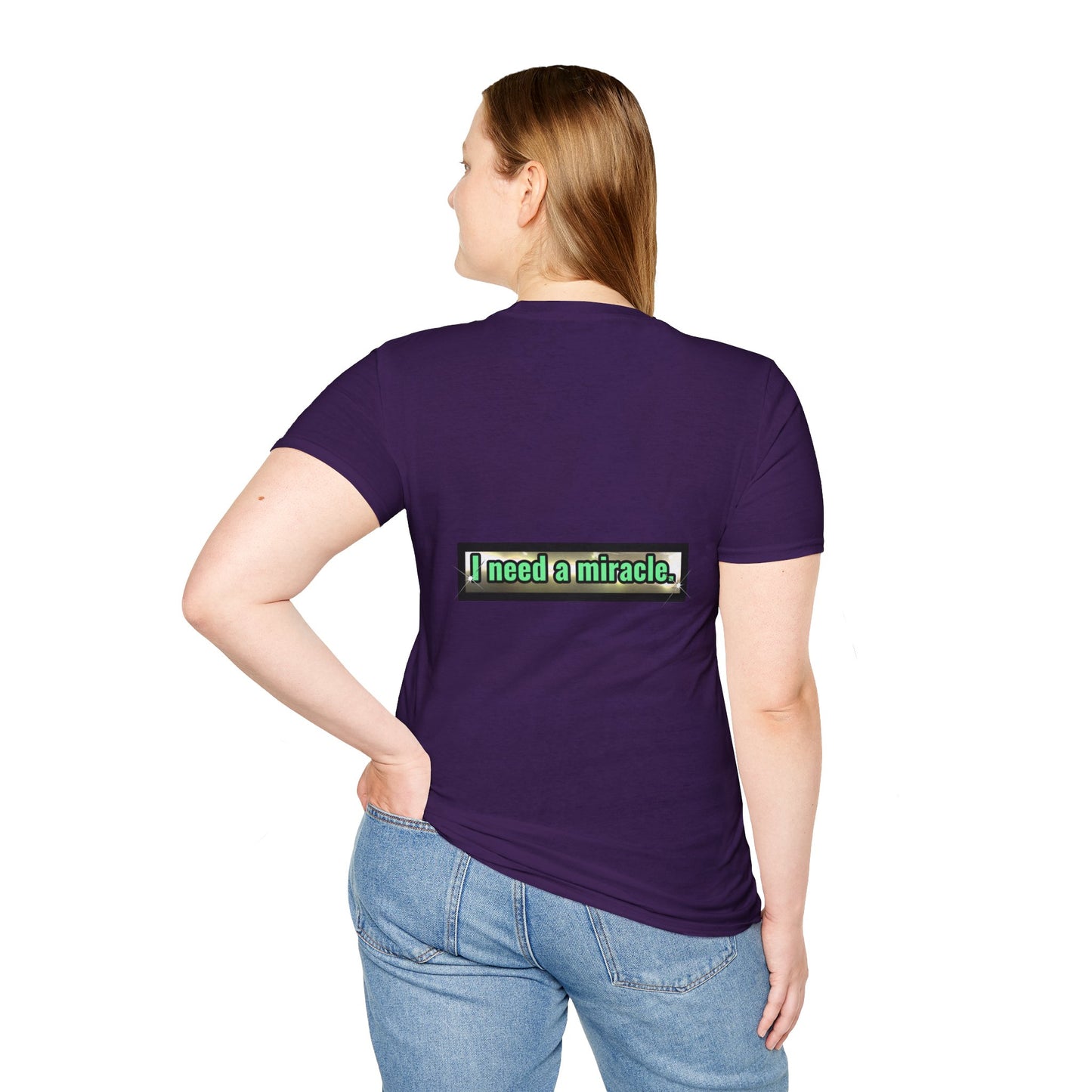 I Need A Miracle Mint - Unisex Softstyle T-Shirt
