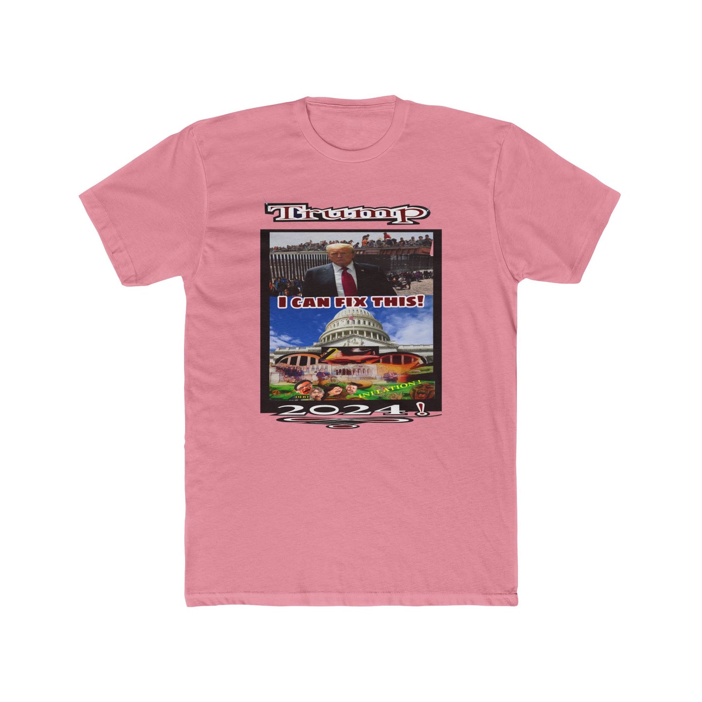 Trump I can fix this - Unisex Cotton Crew Tee