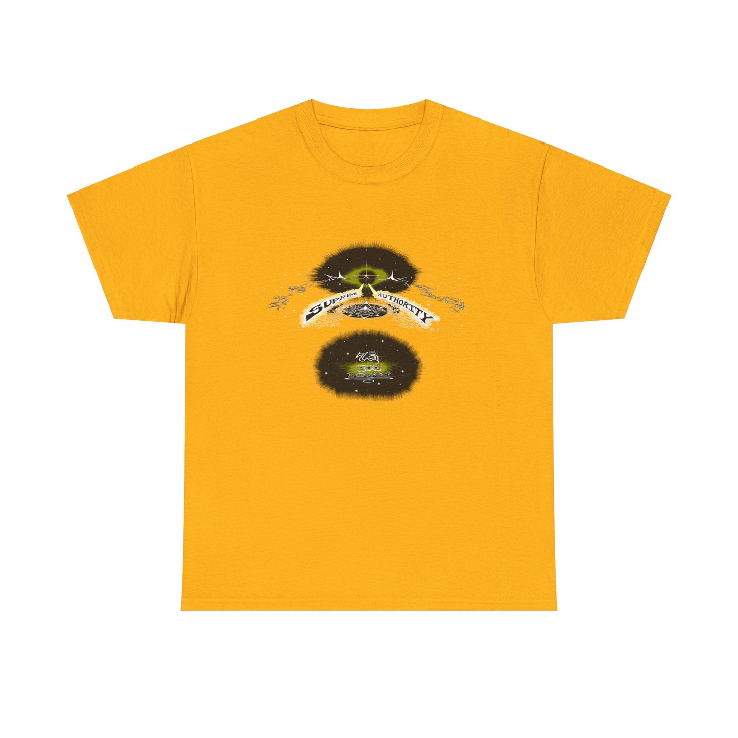 Copy of Supreme Authority god Power Gold -Unisex Heavy Cotton Tee