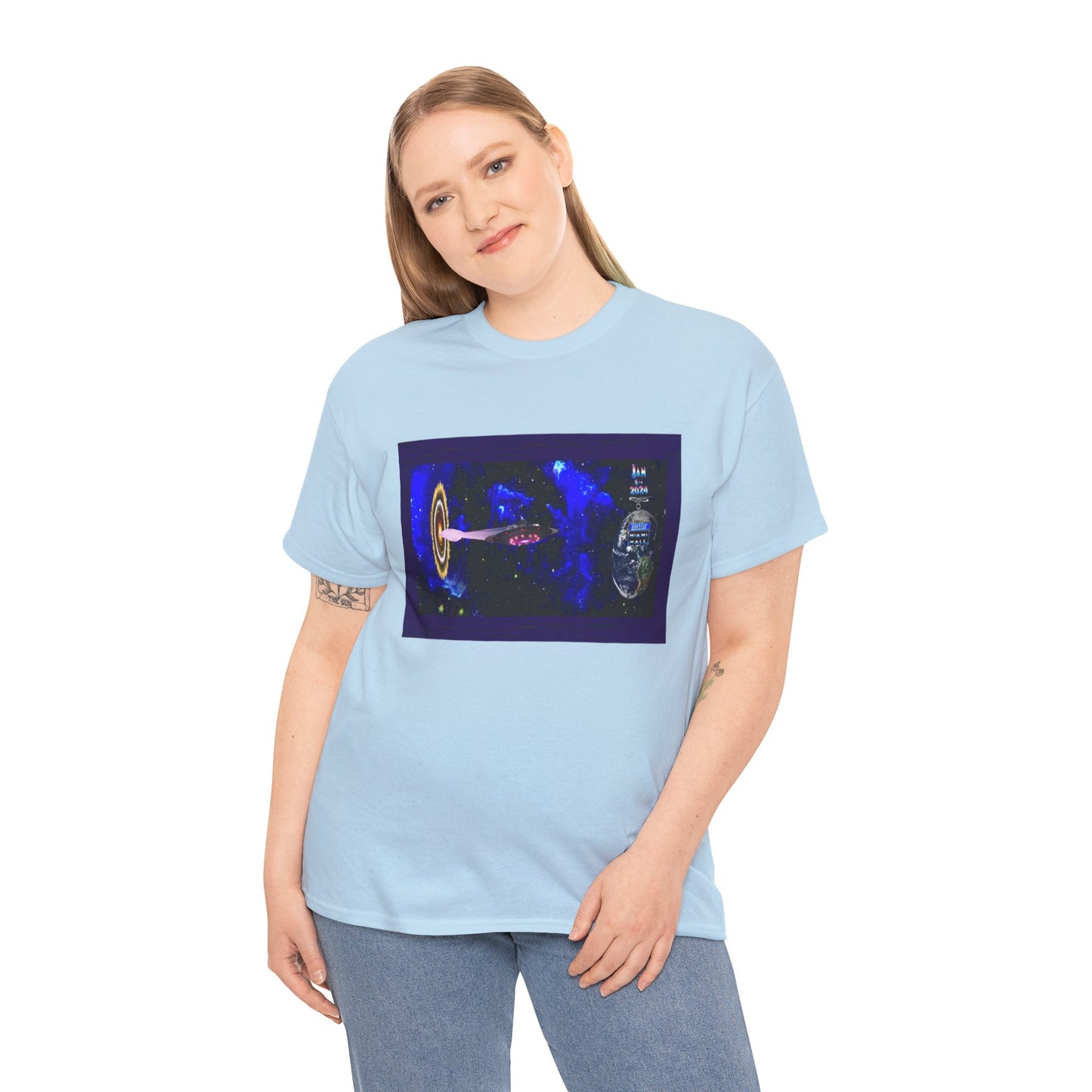 Miami Alien Mall 1 - Unisex Heavy Cotton Tee