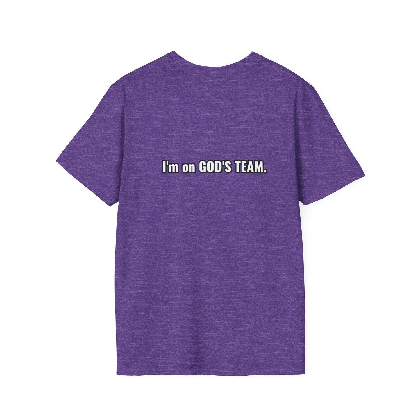 I'm on GOD'S TEAM 1 - Unisex Softstyle T-Shirt