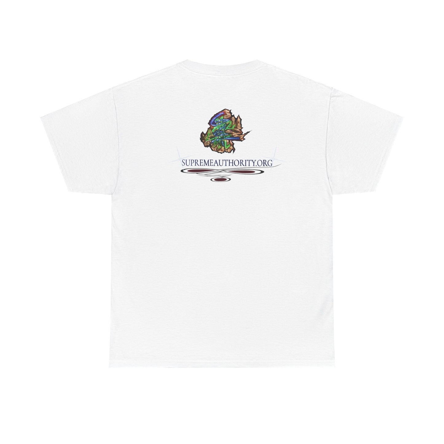 Stack-lanta Get Money graffiti Supreme Authority Unisex Heavy Cotton Tee