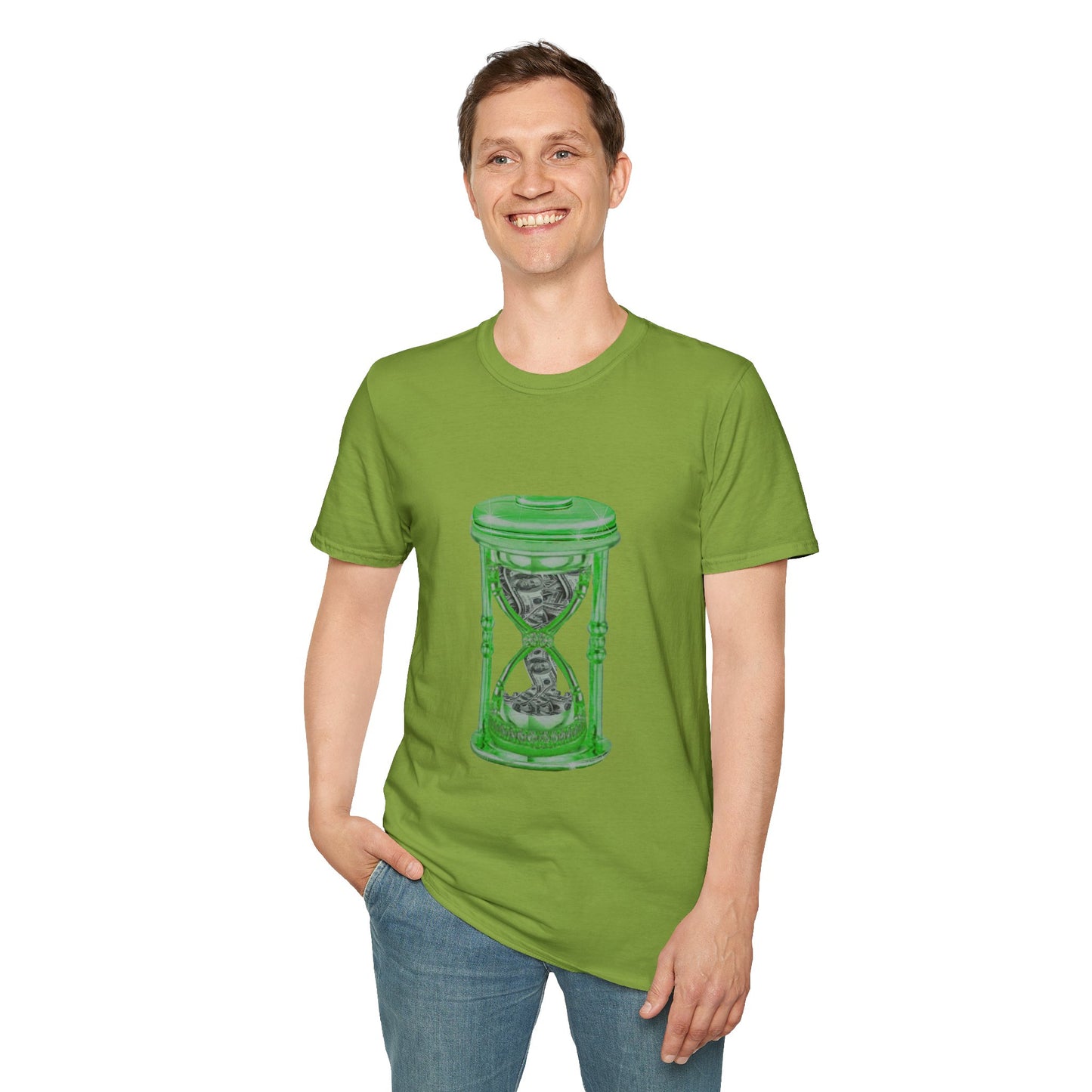 MY Time is MONEY Green - Unisex Softstyle T-Shirt