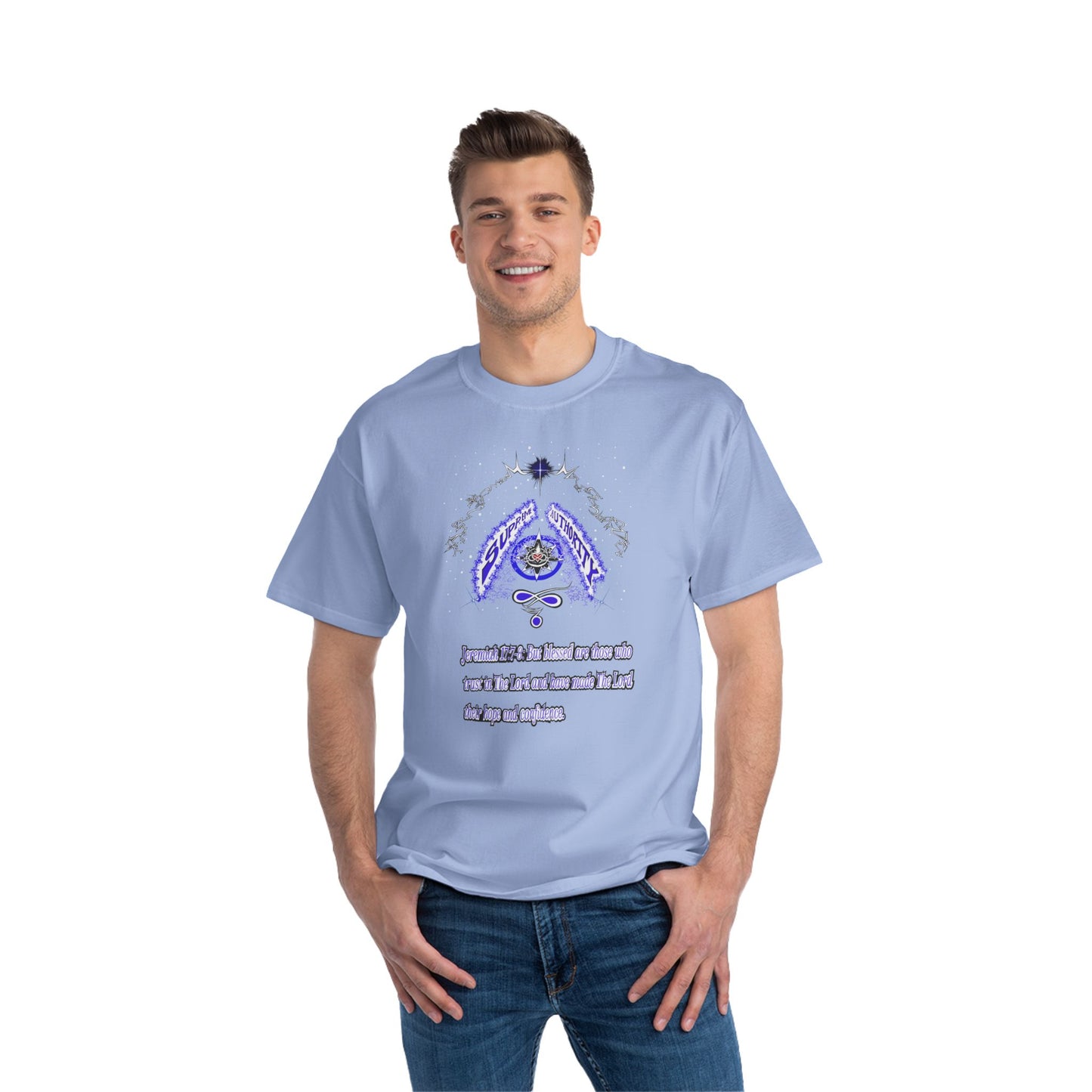 Supreme Authority -Jeremiah 17: 7-8 Beefy-T® Short-Sleeve T-Shirt