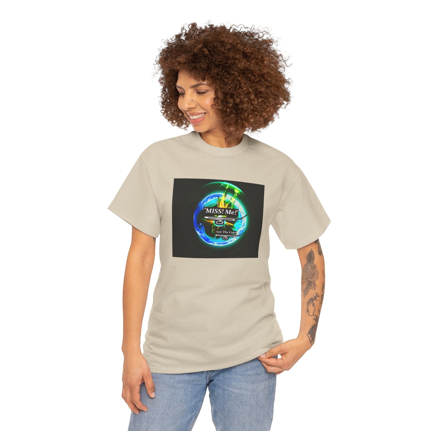 Miss Me! wit The Cap! -Unisex Heavy Cotton Tee
