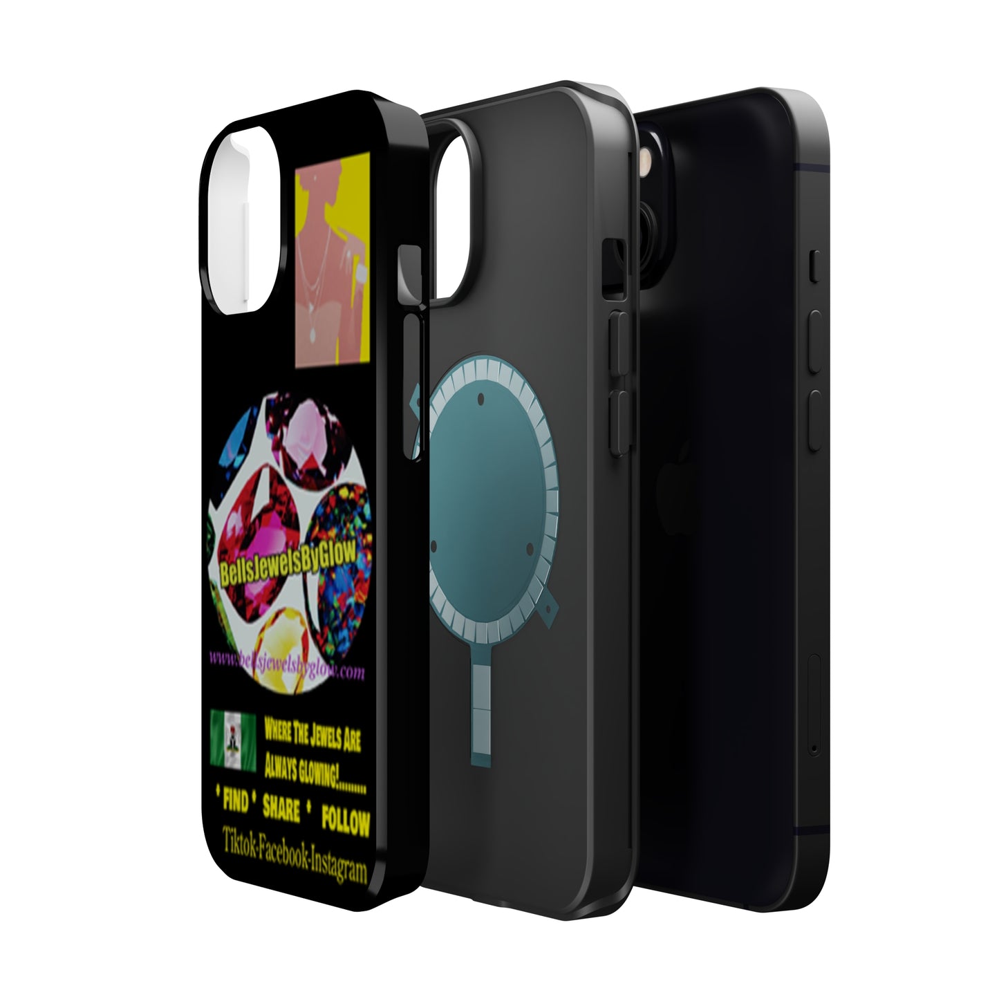 Jewels by Glow Iphone only! MagSafe Tough Cases