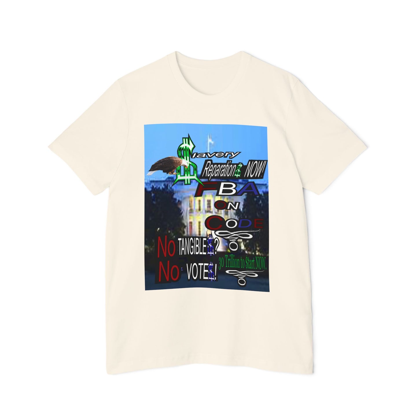 FBA Reparations now! -USA-Made Unisex Short-Sleeve Jersey T-Shirt
