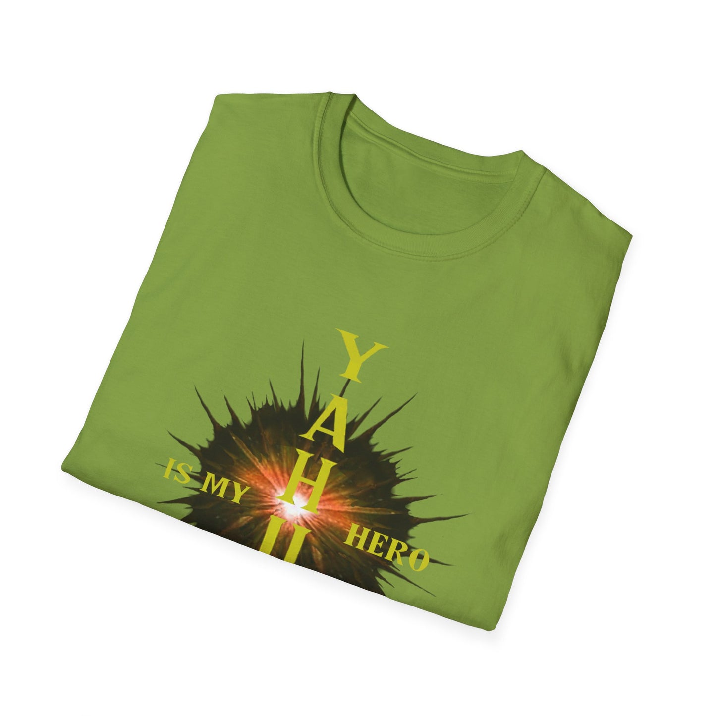 YAHUAH Is my HERO - Unisex Softstyle T-Shirt