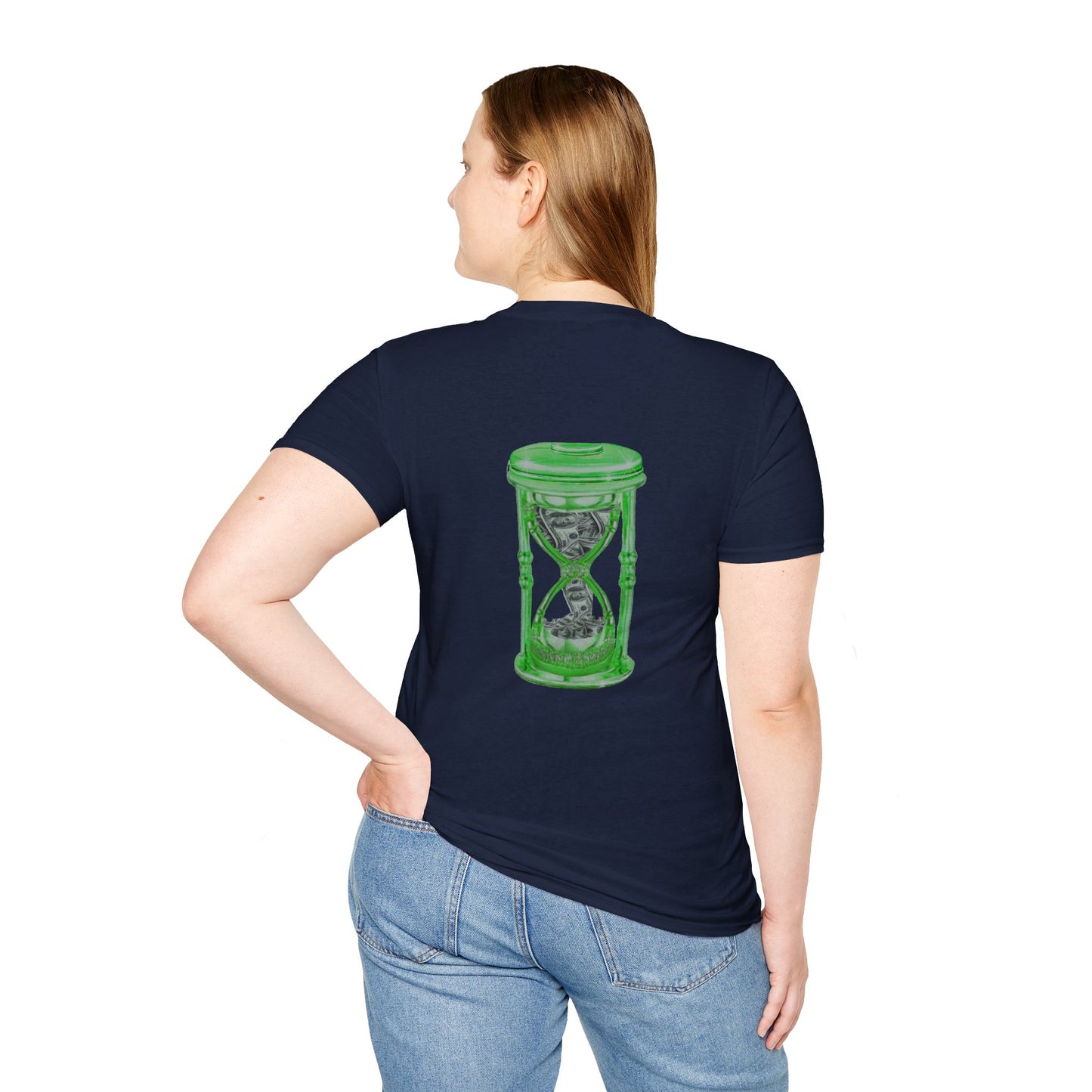MY Time is MONEY Green - Unisex Softstyle T-Shirt