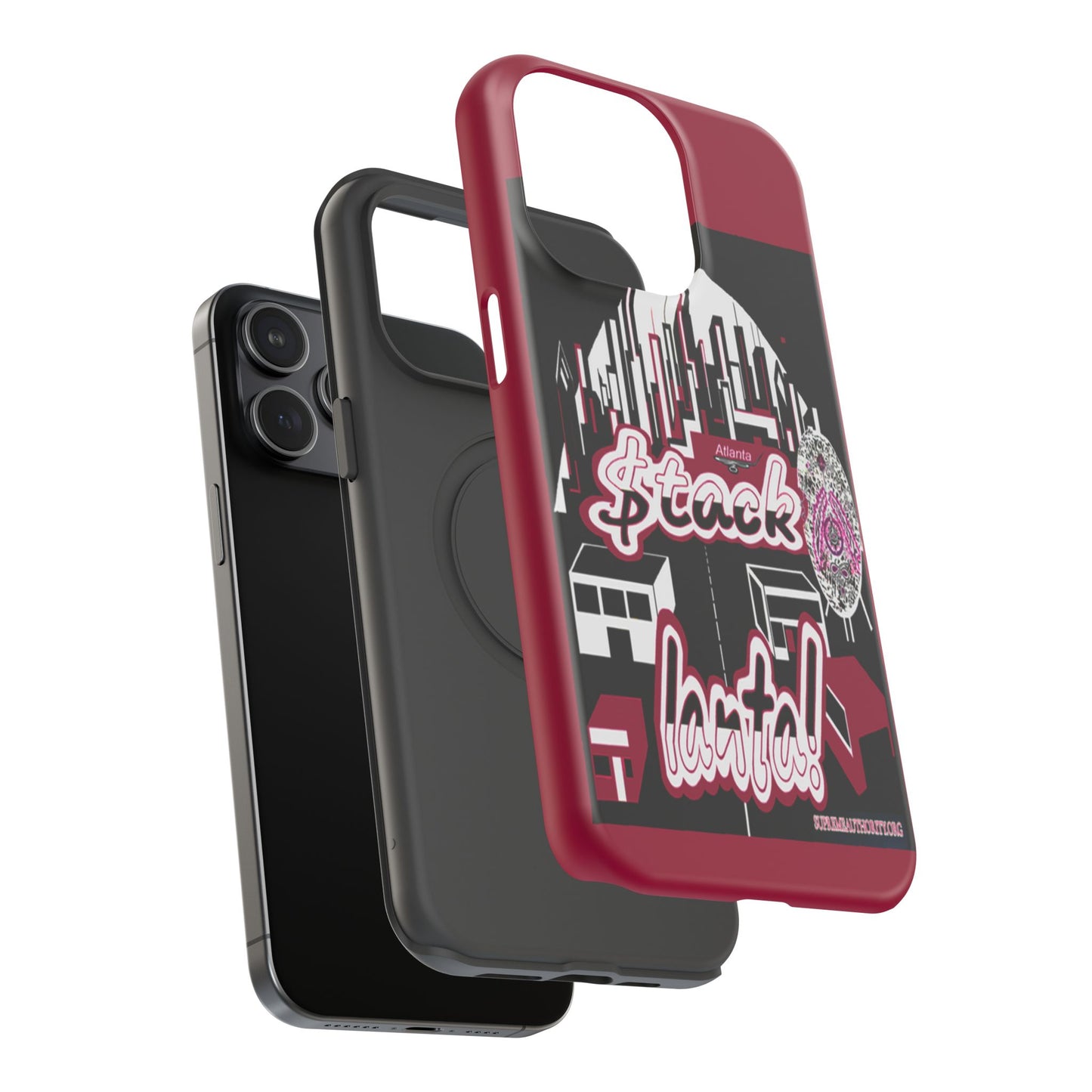 Stack-lanta 2!Remix Red Supreme Authority Iphone ONLY -Impact-Resistant Cases