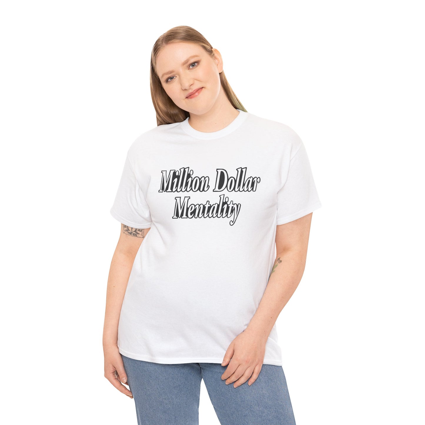 Million Dollar Mentality 1 Unisex Heavy Cotton Tee