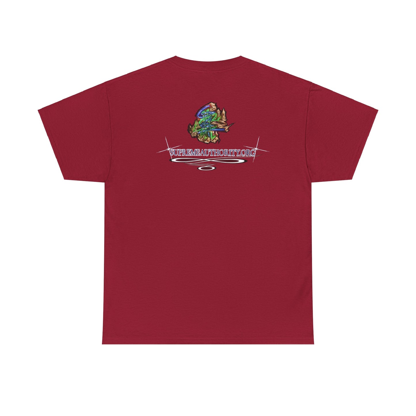 Stack-lanta Get Money graffiti Supreme Authority Unisex Heavy Cotton Tee