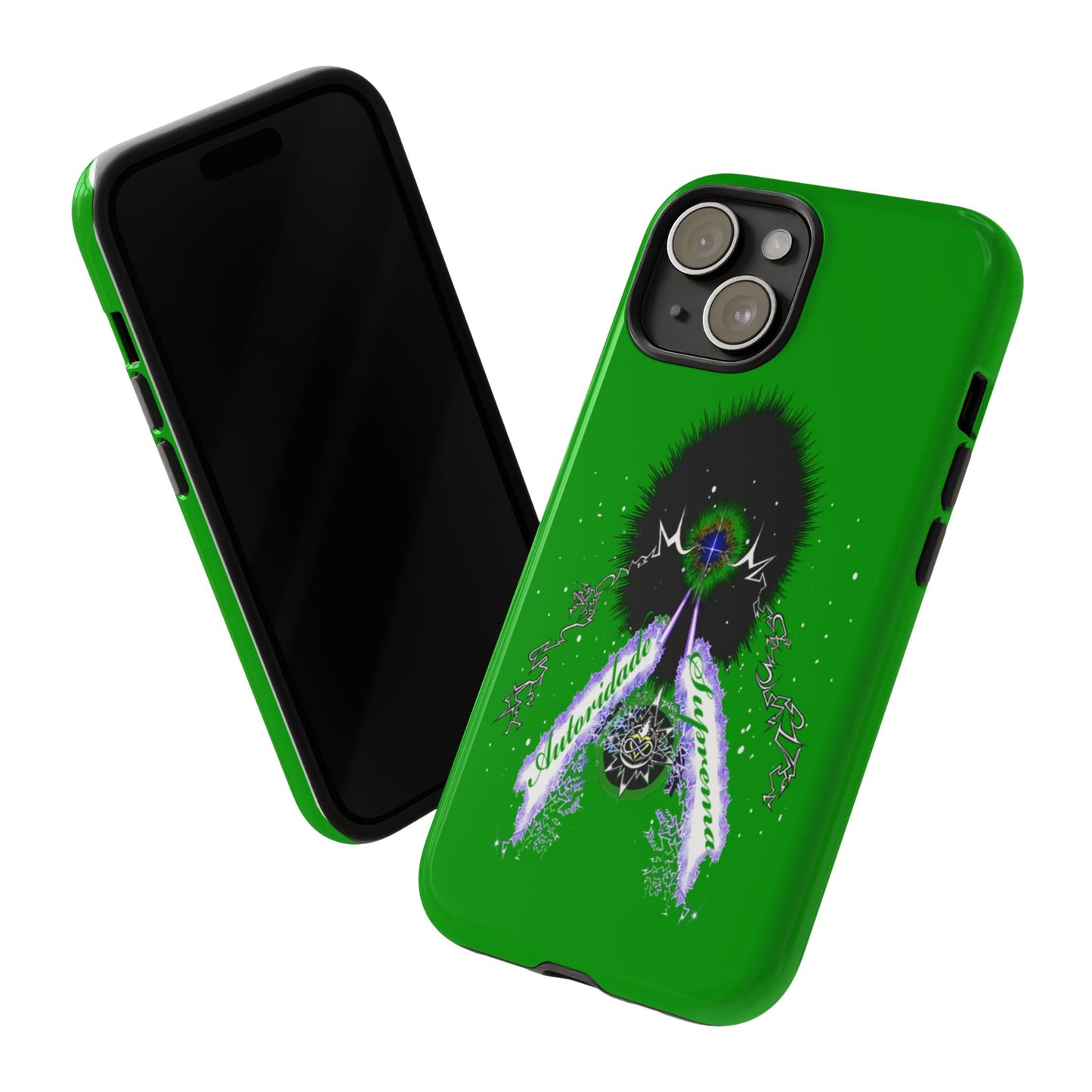 Autoridade Suprema -Portuguese -Green-Iphone only! Tough Cases