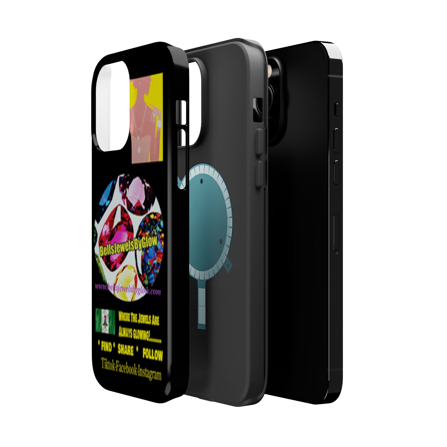 Jewels by Glow Iphone only! MagSafe Tough Cases