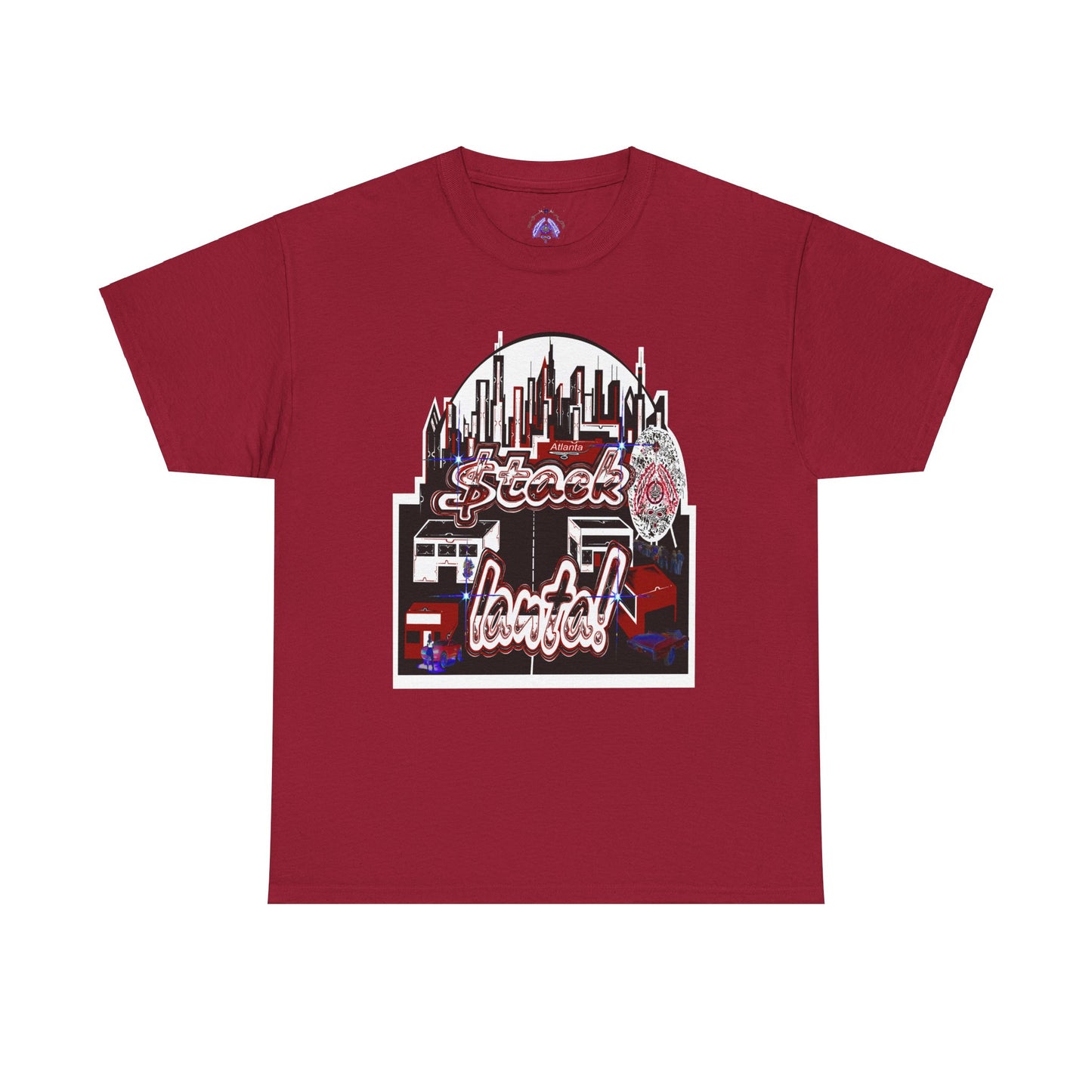 Stack-lanta Get Money graffiti Supreme Authority Unisex Heavy Cotton Tee