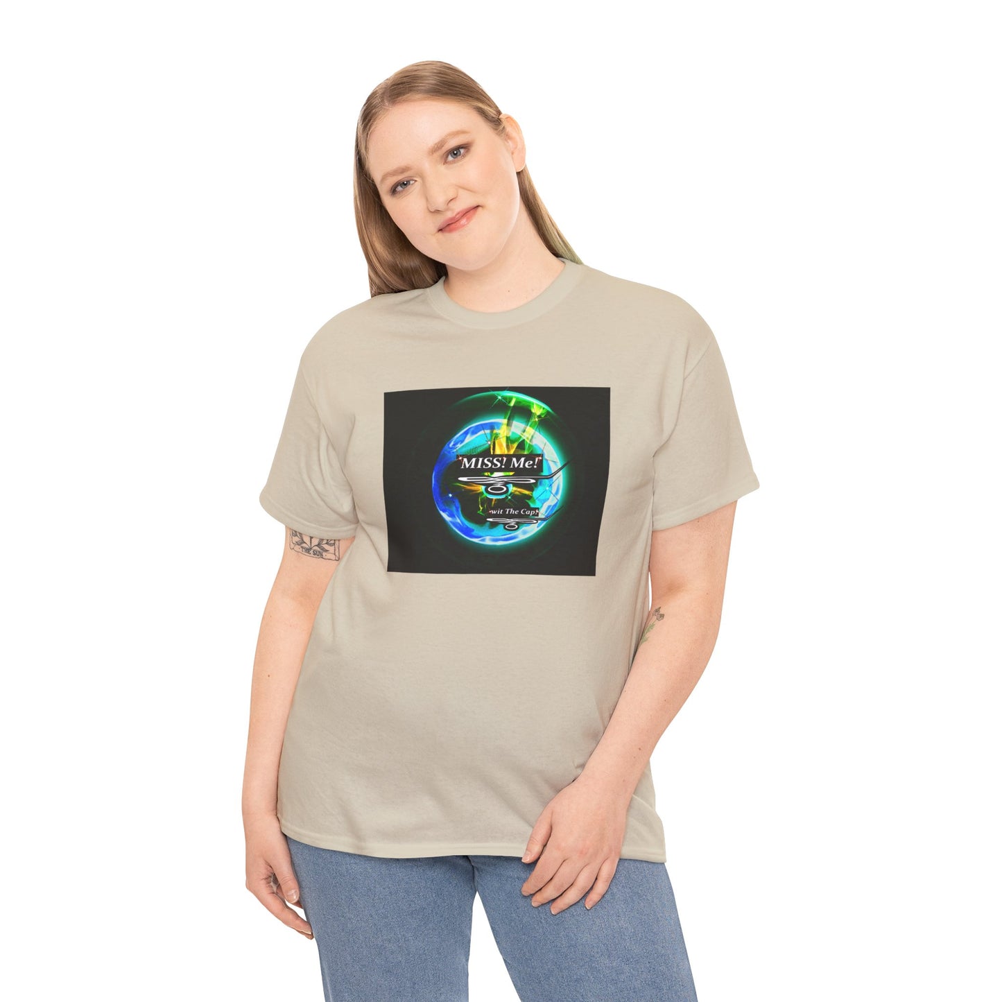 Miss Me! wit The Cap! -Unisex Heavy Cotton Tee