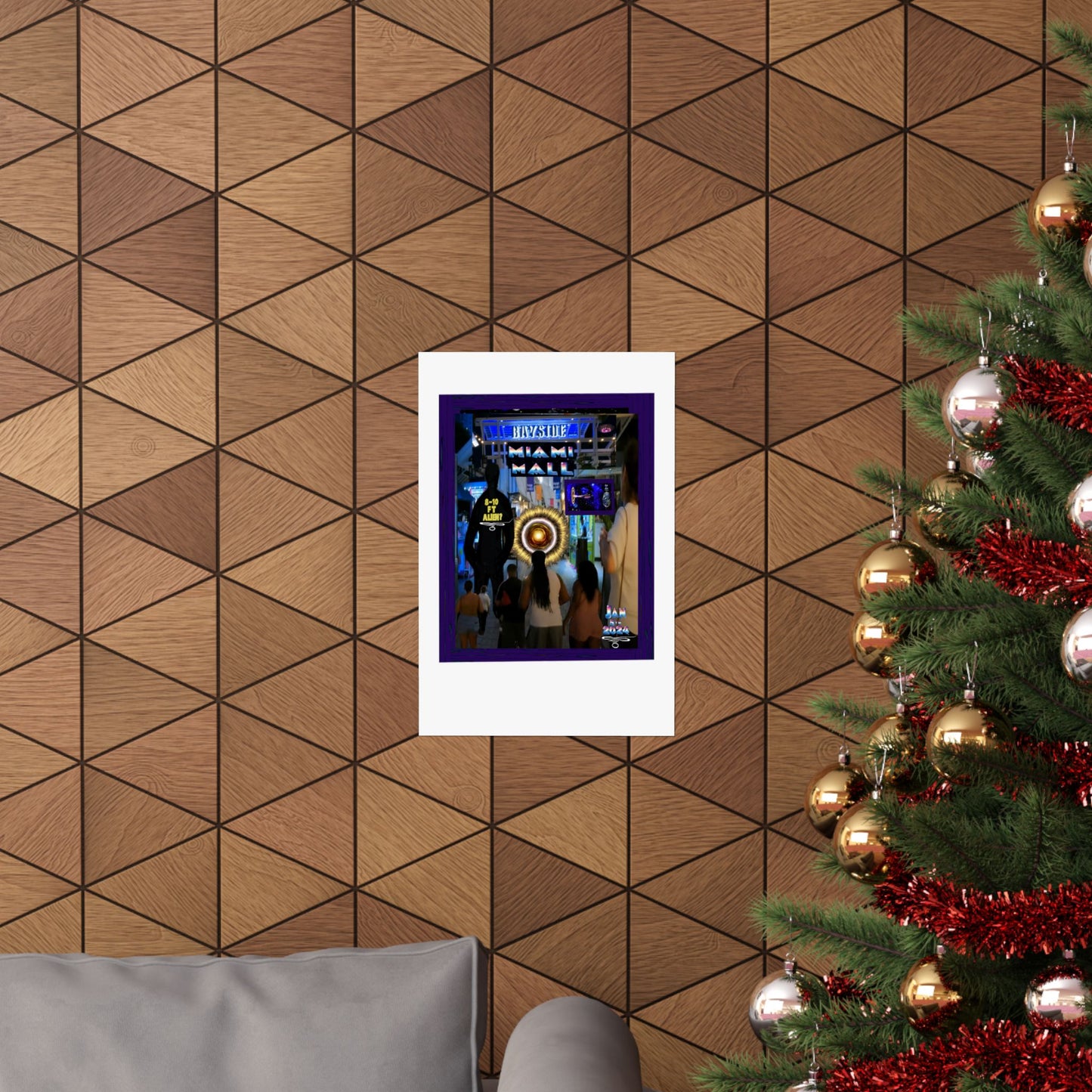 Miami Alien Mall 2 Matte Vertical Posters