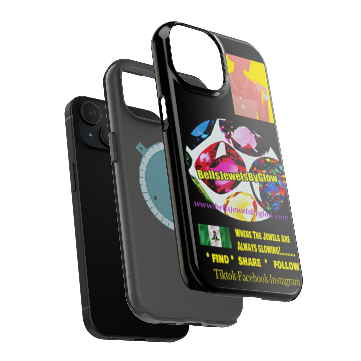 Jewels by Glow Iphone only! MagSafe Tough Cases