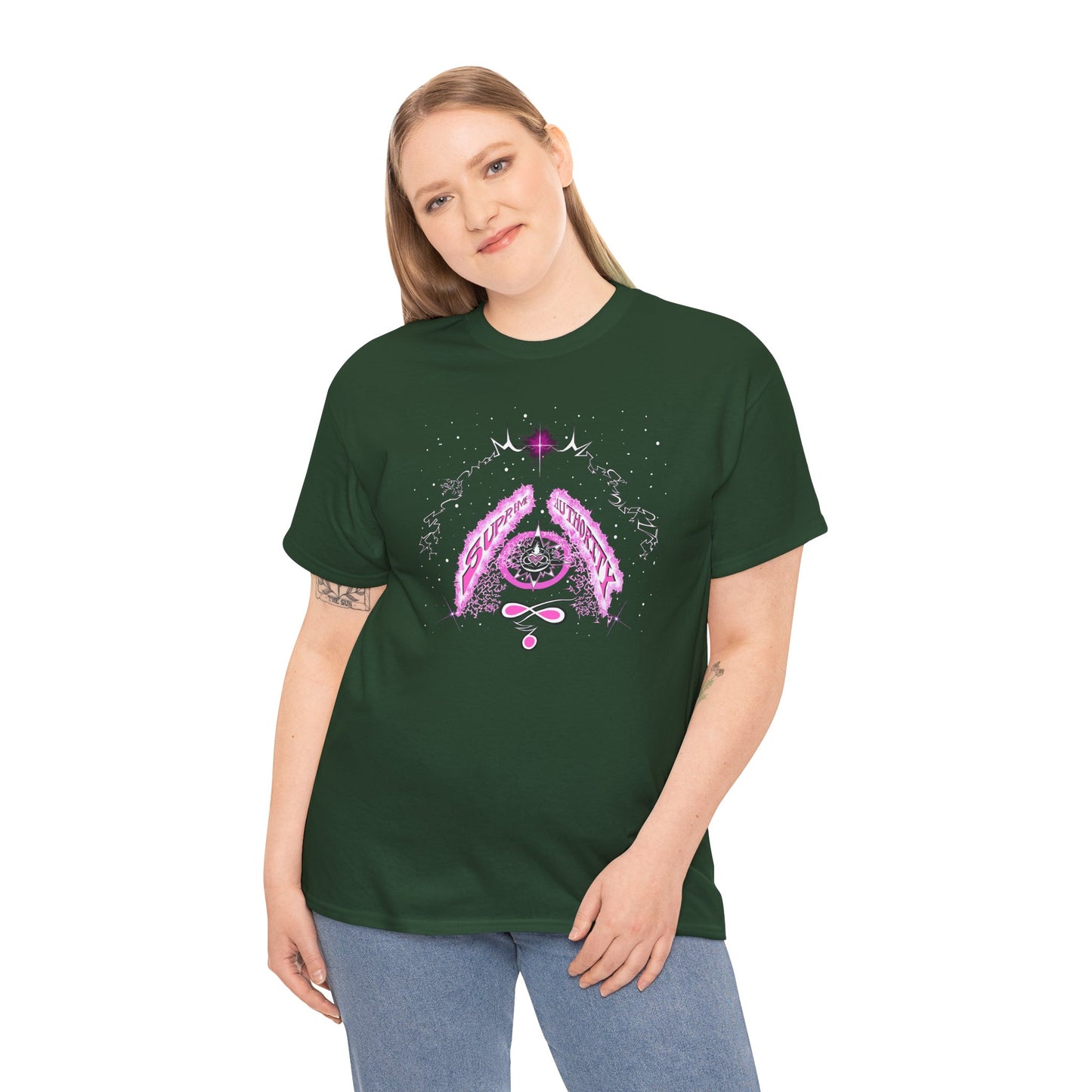 Copy of Supreme Authority pink! Unisex Heavy Cotton Tee