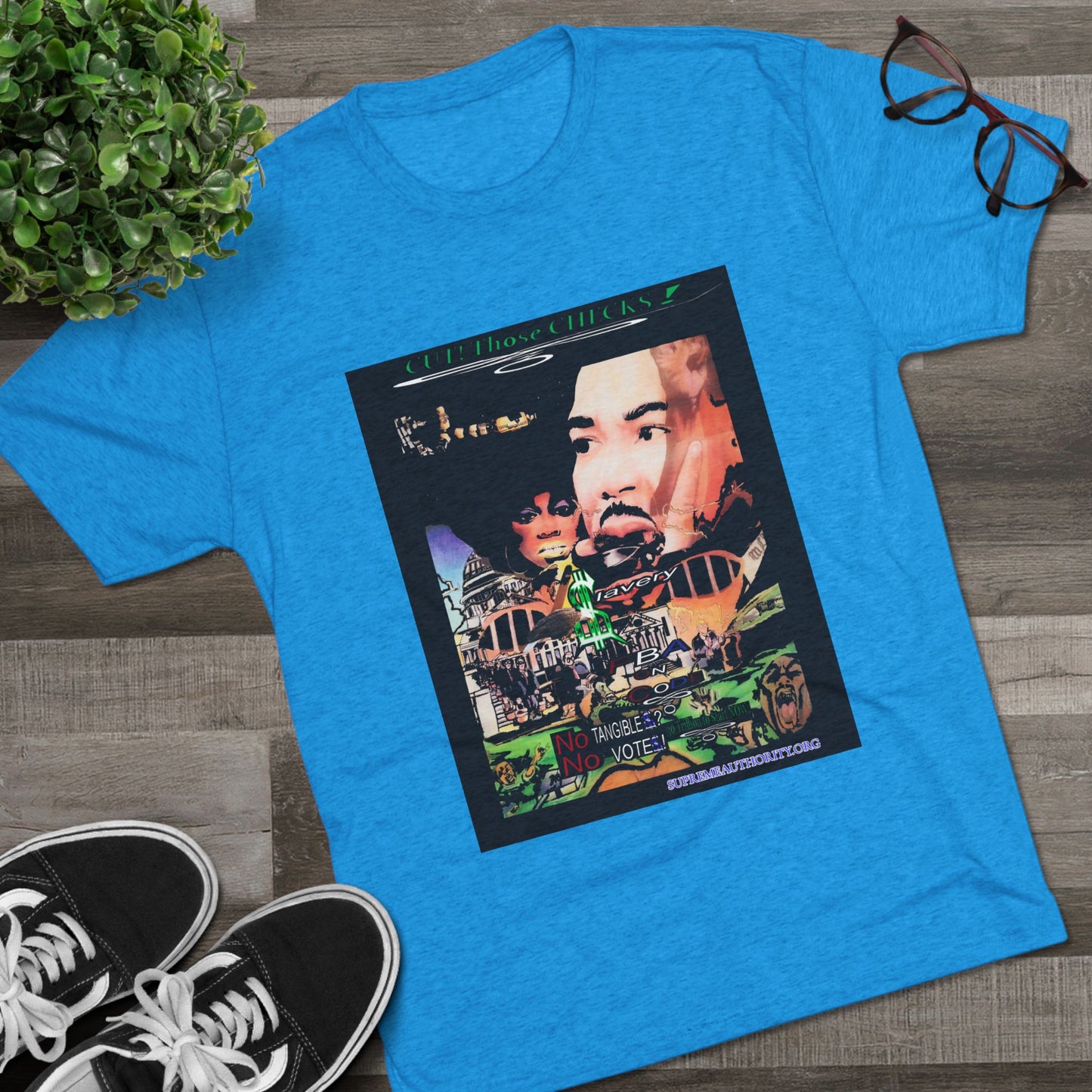 FBA On Code 1 -Unisex Tri-Blend Crew Tee
