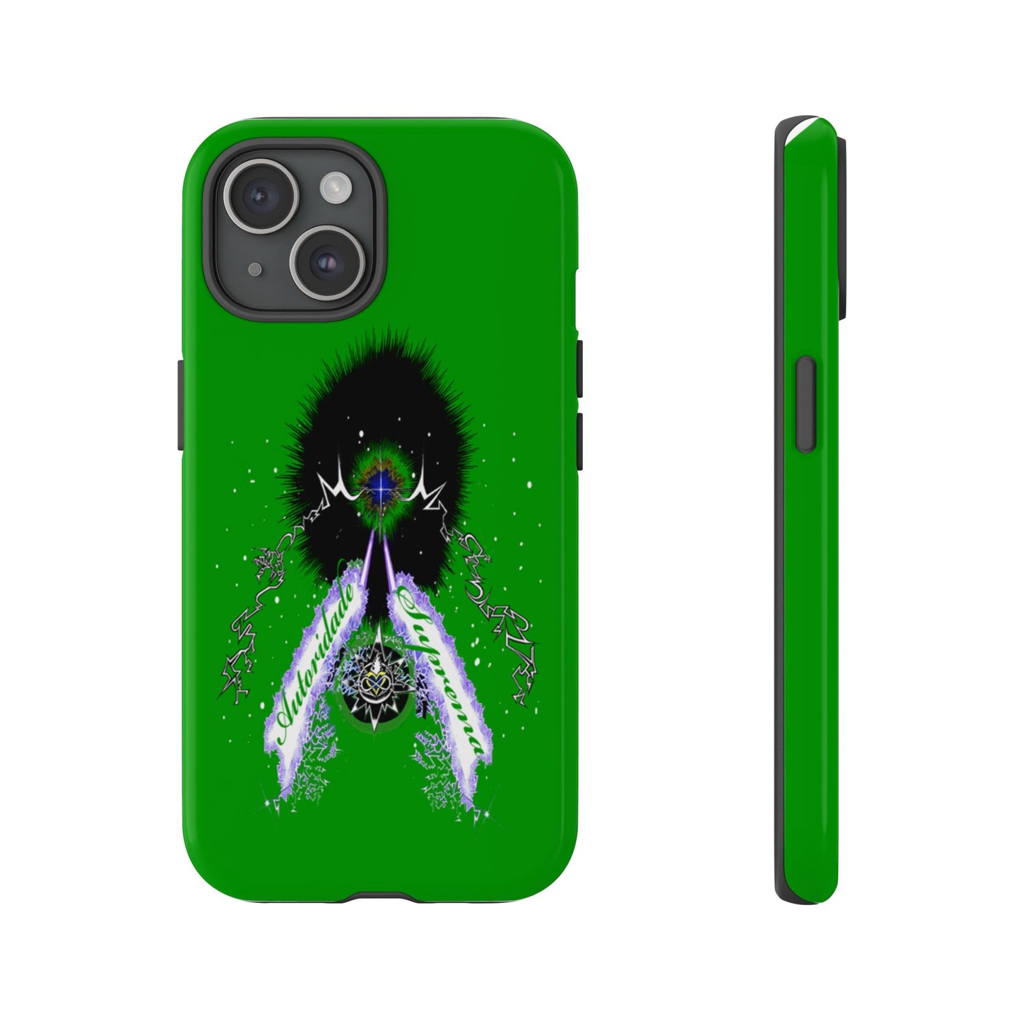 Autoridade Suprema -Portuguese -Green-Iphone only! Tough Cases