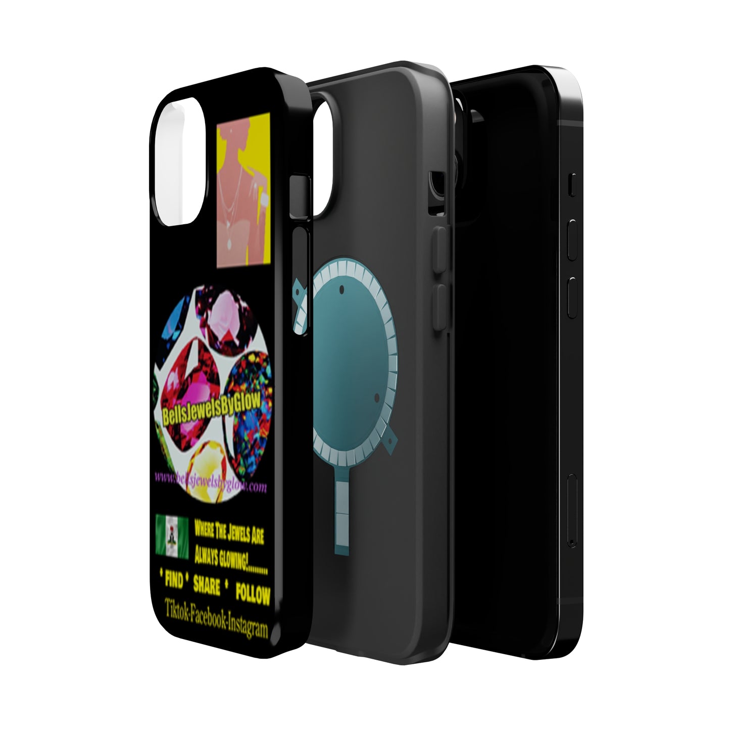 Jewels by Glow Iphone only! MagSafe Tough Cases