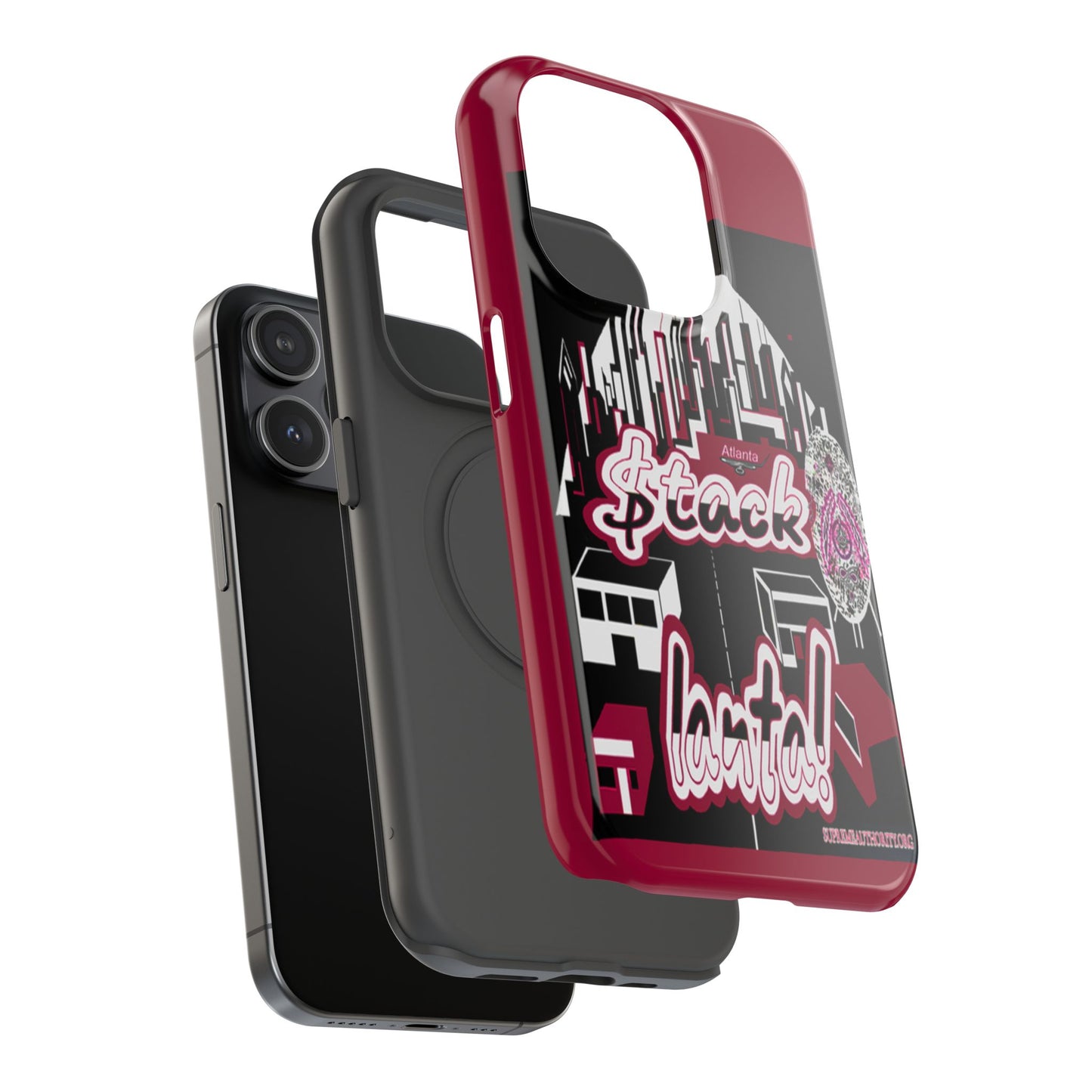 Stack-lanta 2!Remix Red Supreme Authority Iphone ONLY -Impact-Resistant Cases