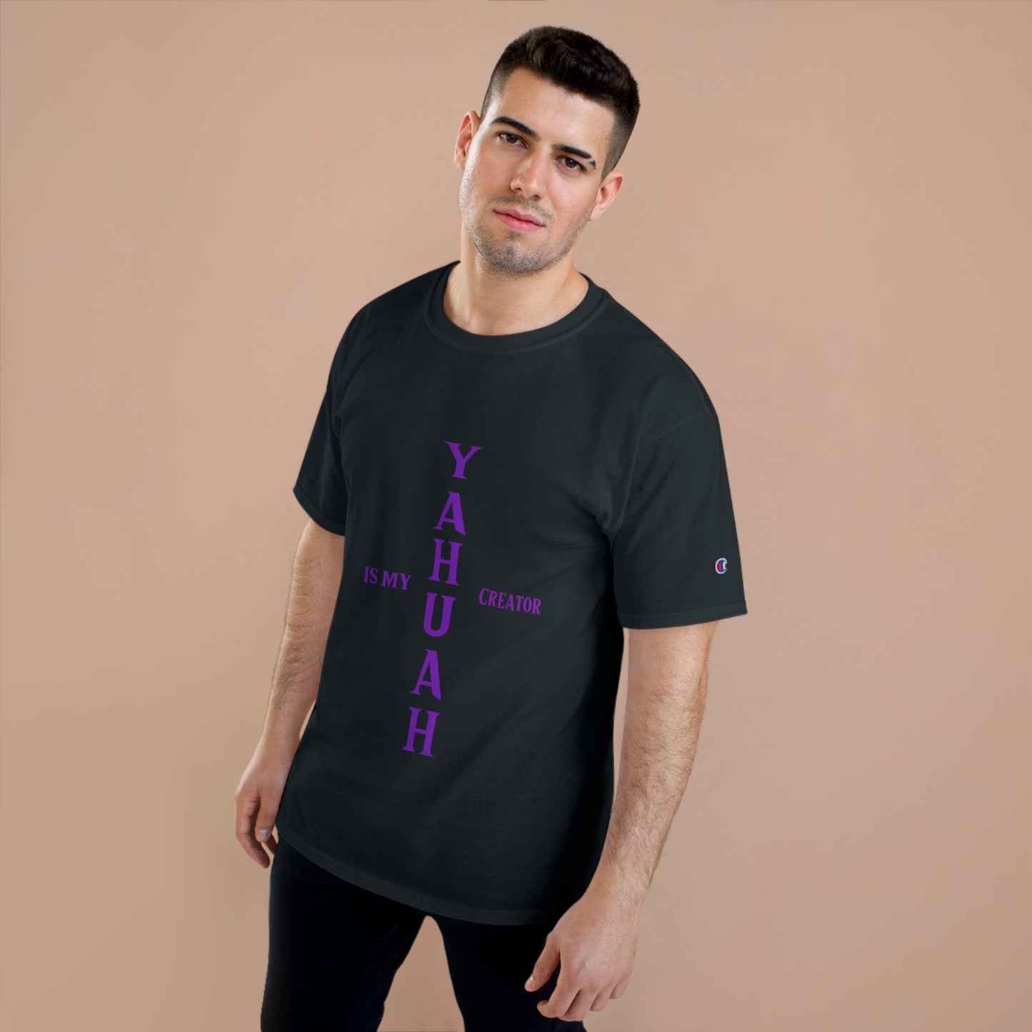YAHUAH CREATOR - Lady J. - custom - Champion T-Shirt