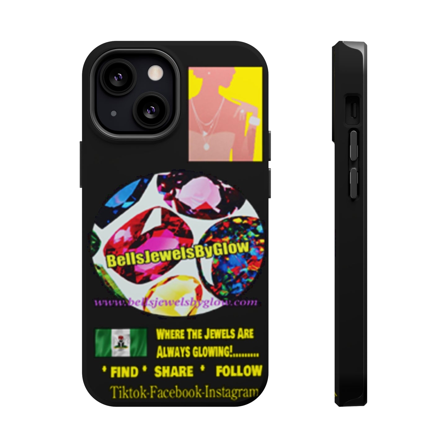 Jewels by Glow Iphone only! MagSafe Tough Cases