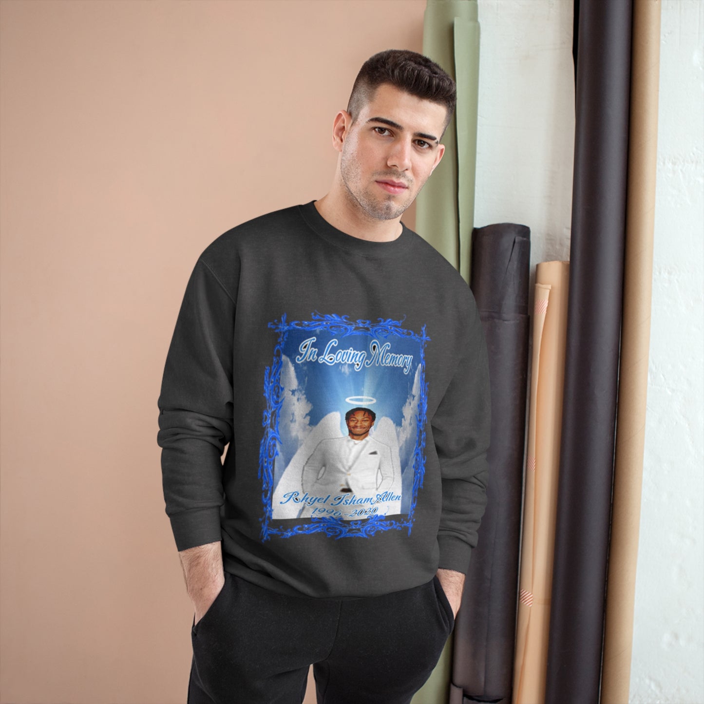 Rhyel - In Loving Memory - Custom - Champion Sweatshirt