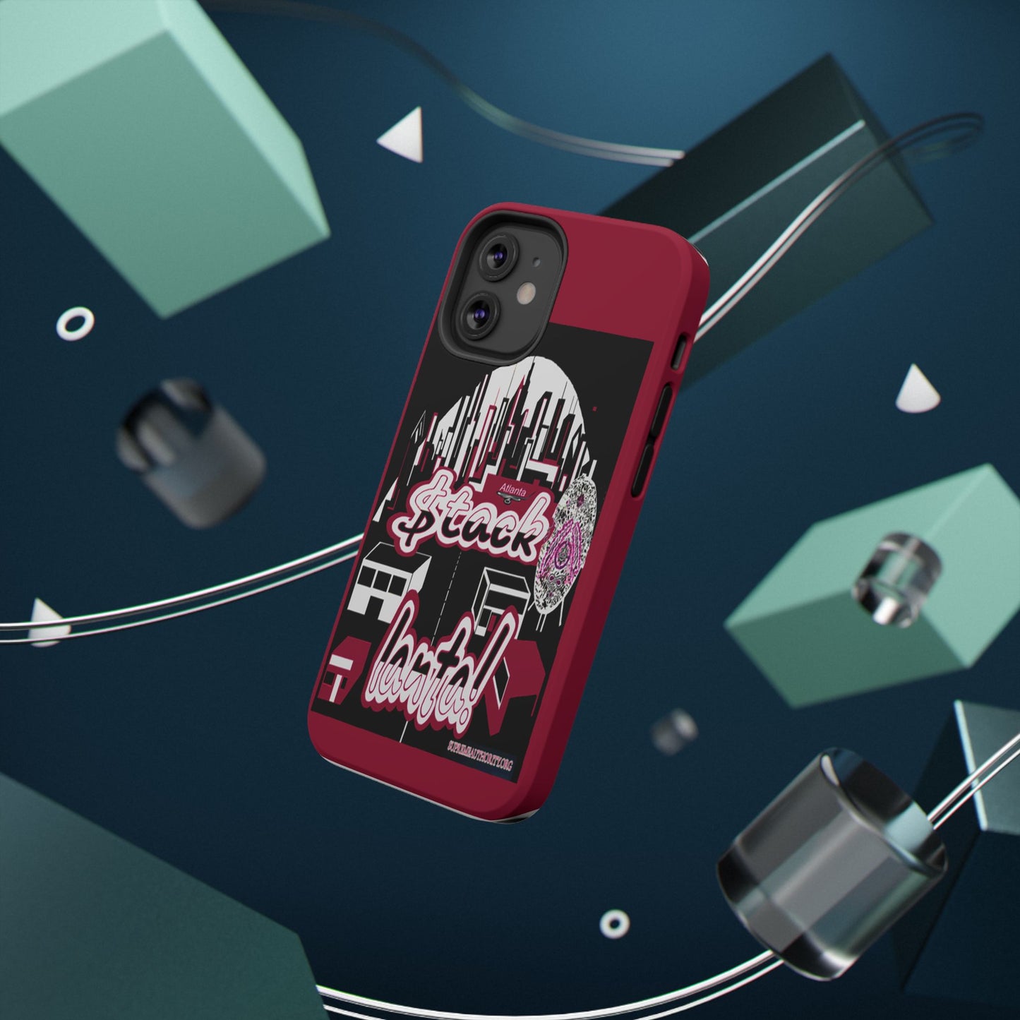 Stack-lanta 2!Remix Red Supreme Authority Iphone ONLY -Impact-Resistant Cases