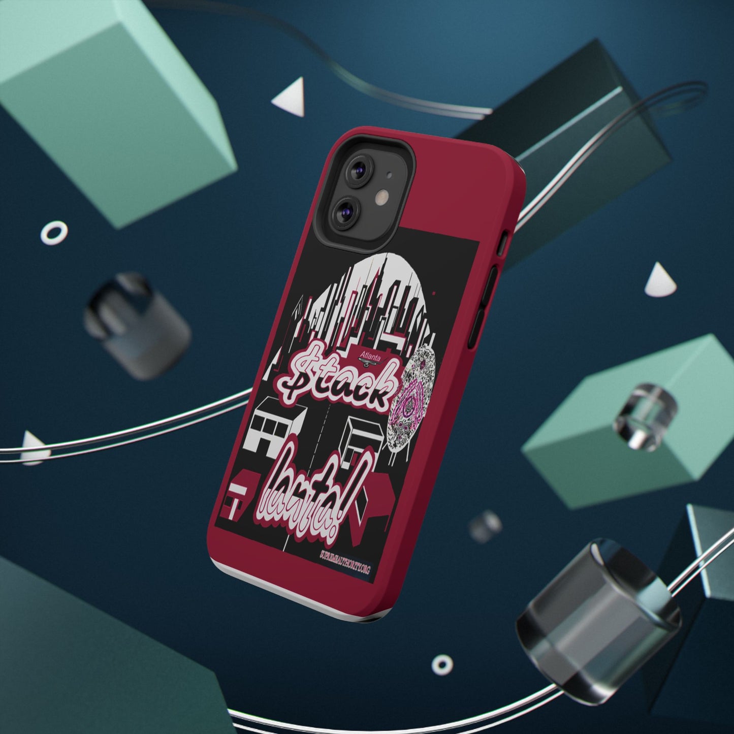 Stack-lanta 2!Remix Red Supreme Authority Iphone ONLY -Impact-Resistant Cases