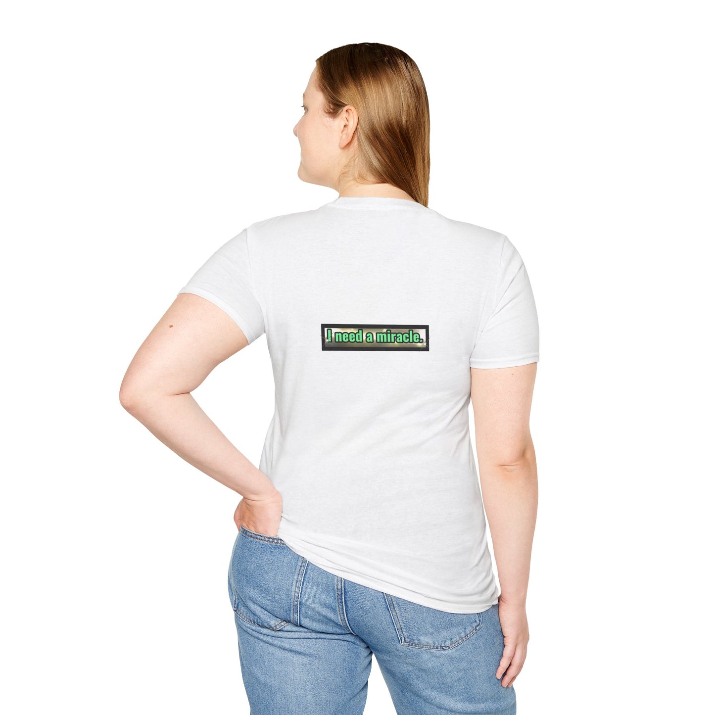 I Need A Miracle Mint - Unisex Softstyle T-Shirt