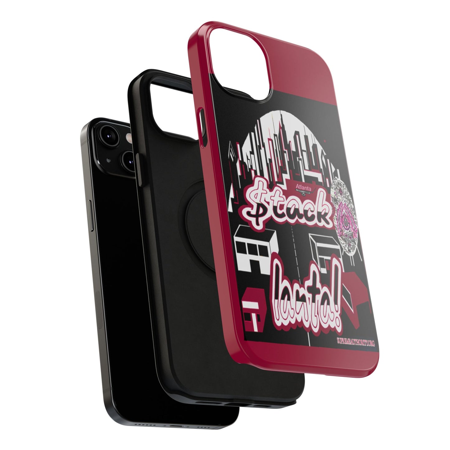 Stack-lanta 2!Remix Red Supreme Authority Iphone ONLY -Impact-Resistant Cases