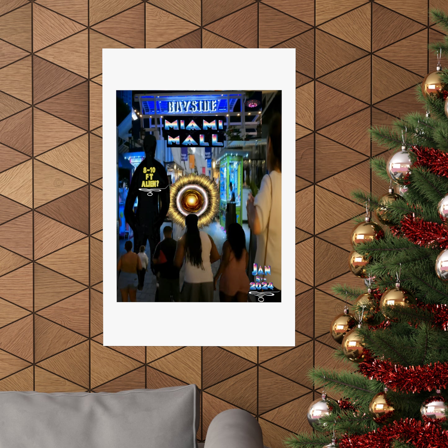 Copy of Miami Alien Mall 2 - Matte Vertical Posters