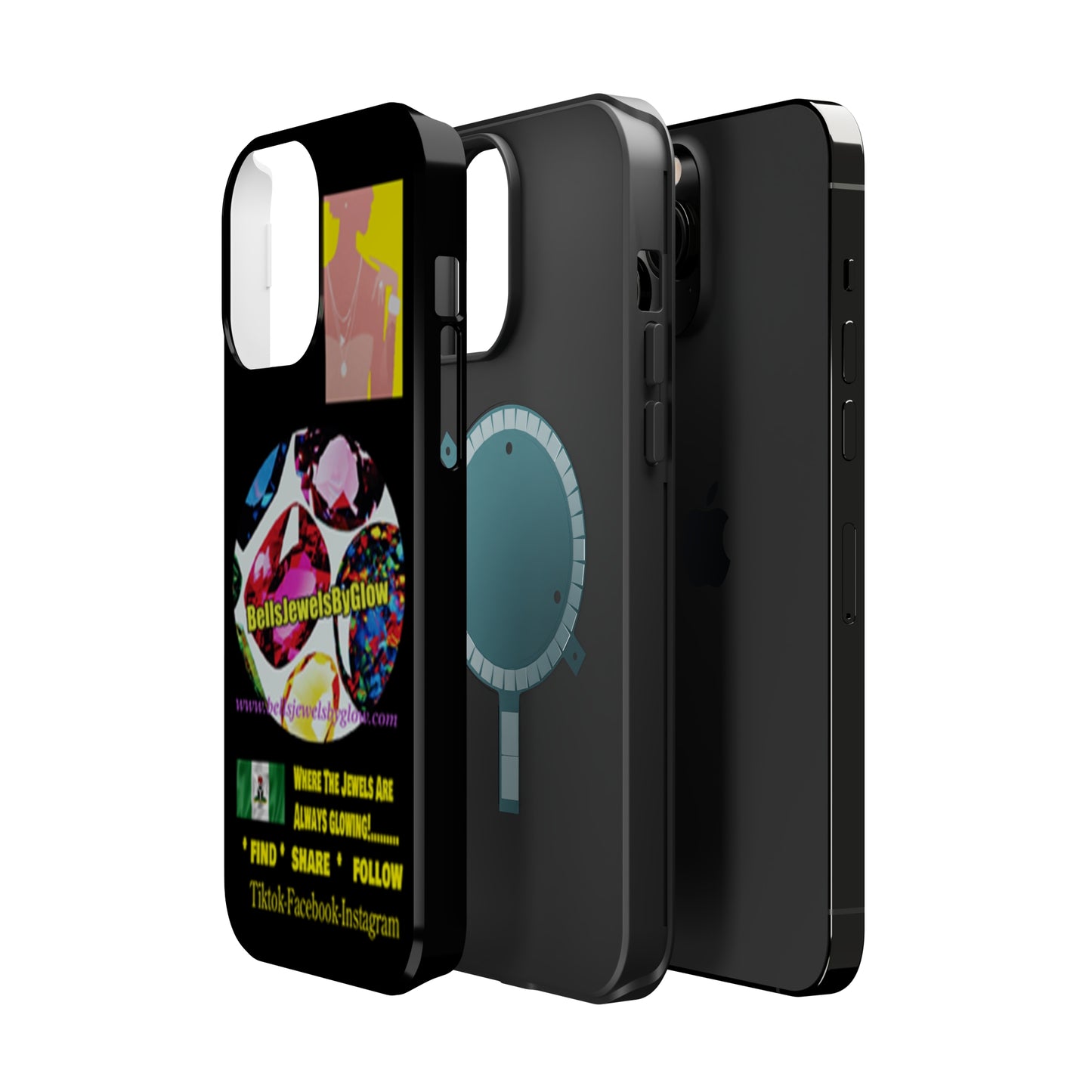 Jewels by Glow Iphone only! MagSafe Tough Cases