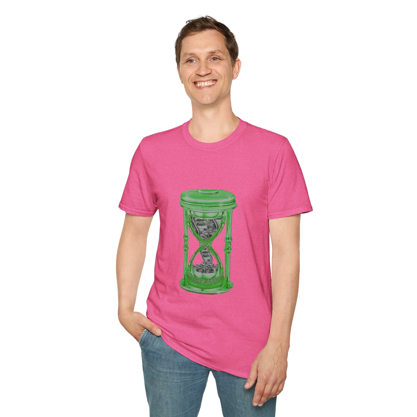 MY Time is MONEY Green - Unisex Softstyle T-Shirt
