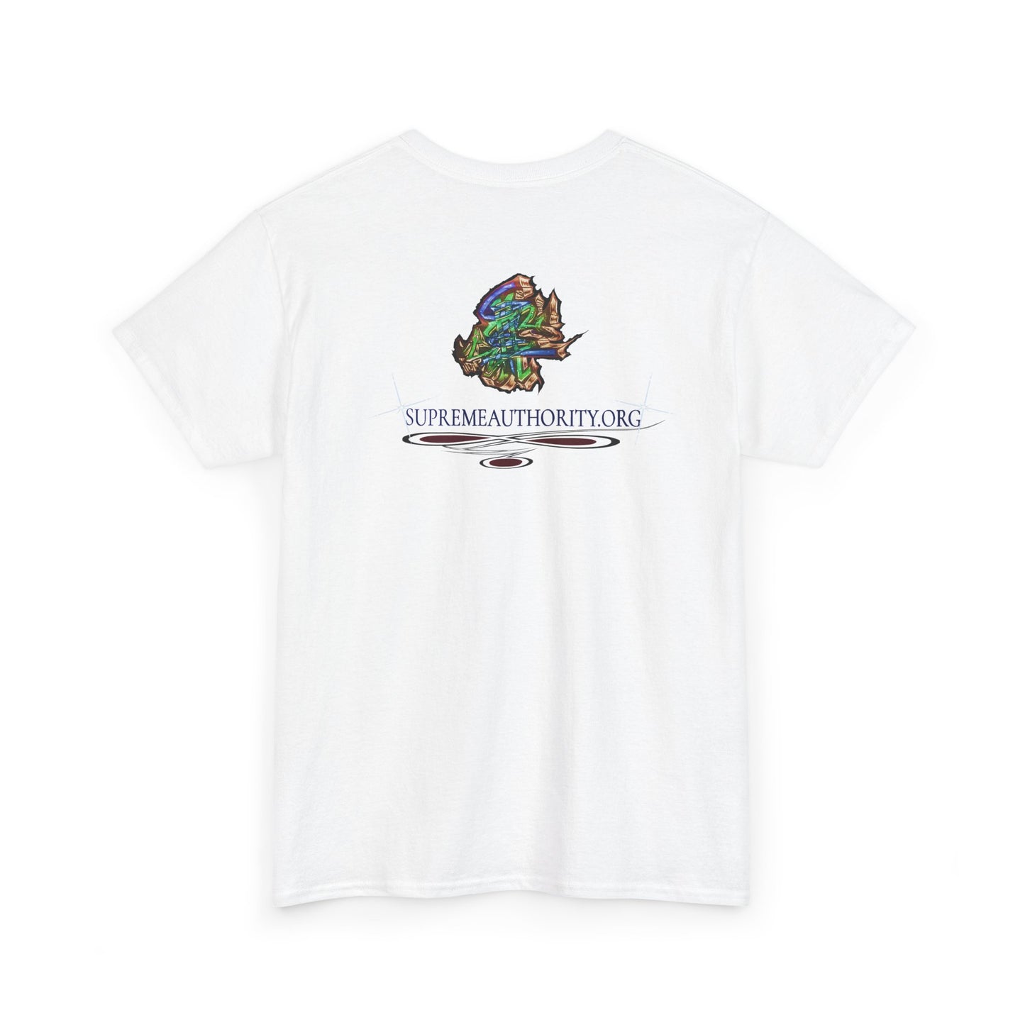 Stack-lanta Get Money graffiti Supreme Authority Unisex Heavy Cotton Tee