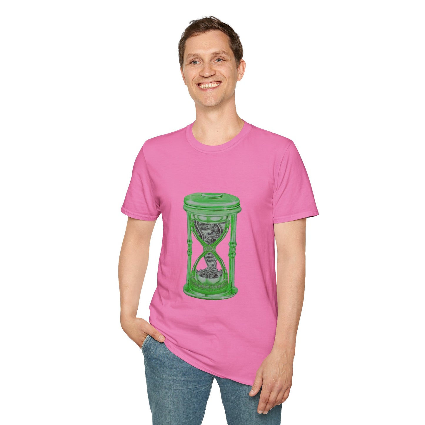 MY Time is MONEY Green - Unisex Softstyle T-Shirt