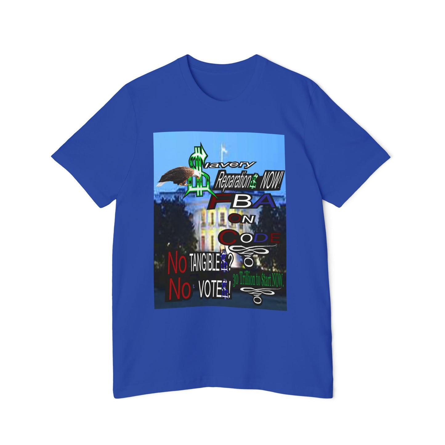 FBA Reparations now! -USA-Made Unisex Short-Sleeve Jersey T-Shirt