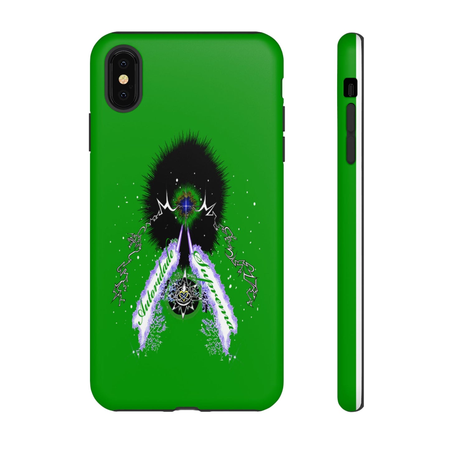 Autoridade Suprema -Portuguese -Green-Iphone only! Tough Cases