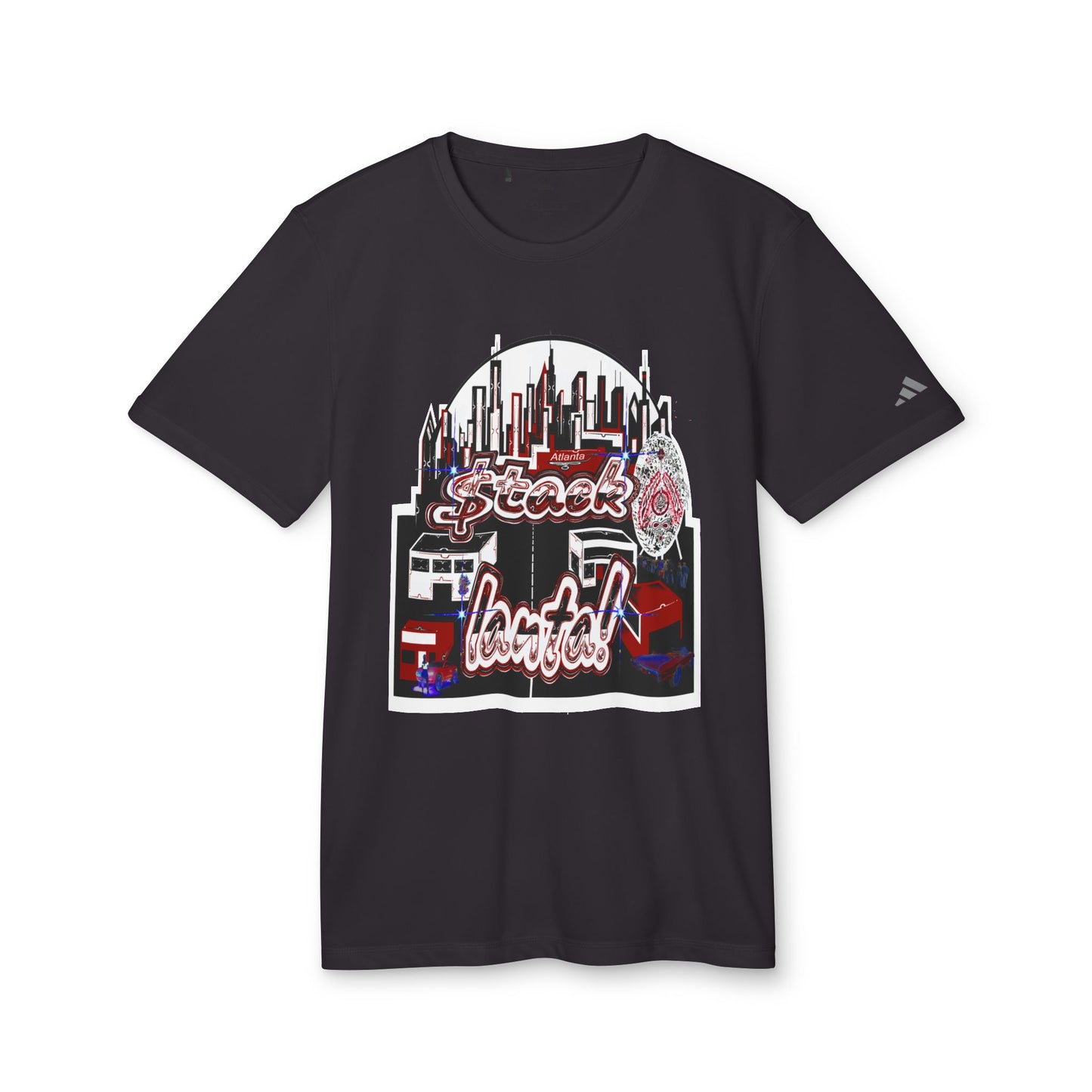 Stack-lanta! Get Money! Graffiti Remix! Supreme Authority - adidas Unisex Sport T-shirt