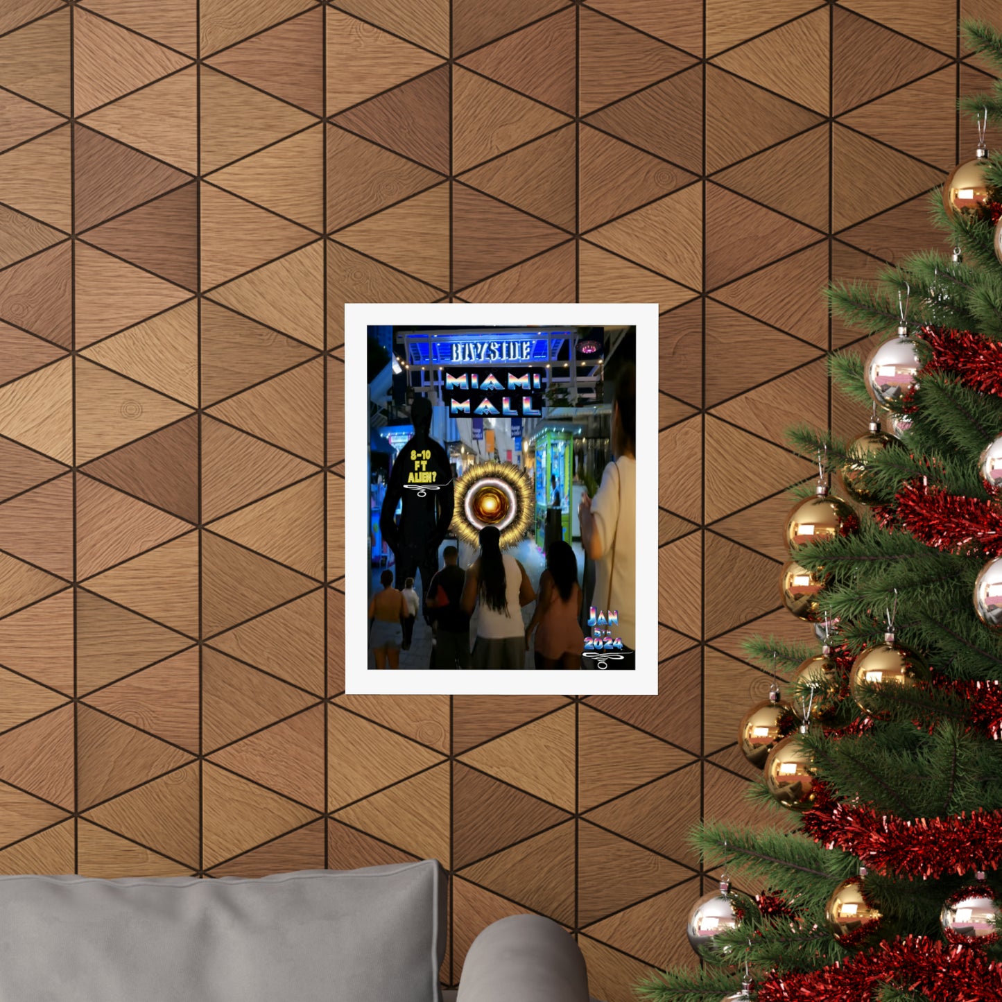 Copy of Miami Alien Mall 2 - Matte Vertical Posters
