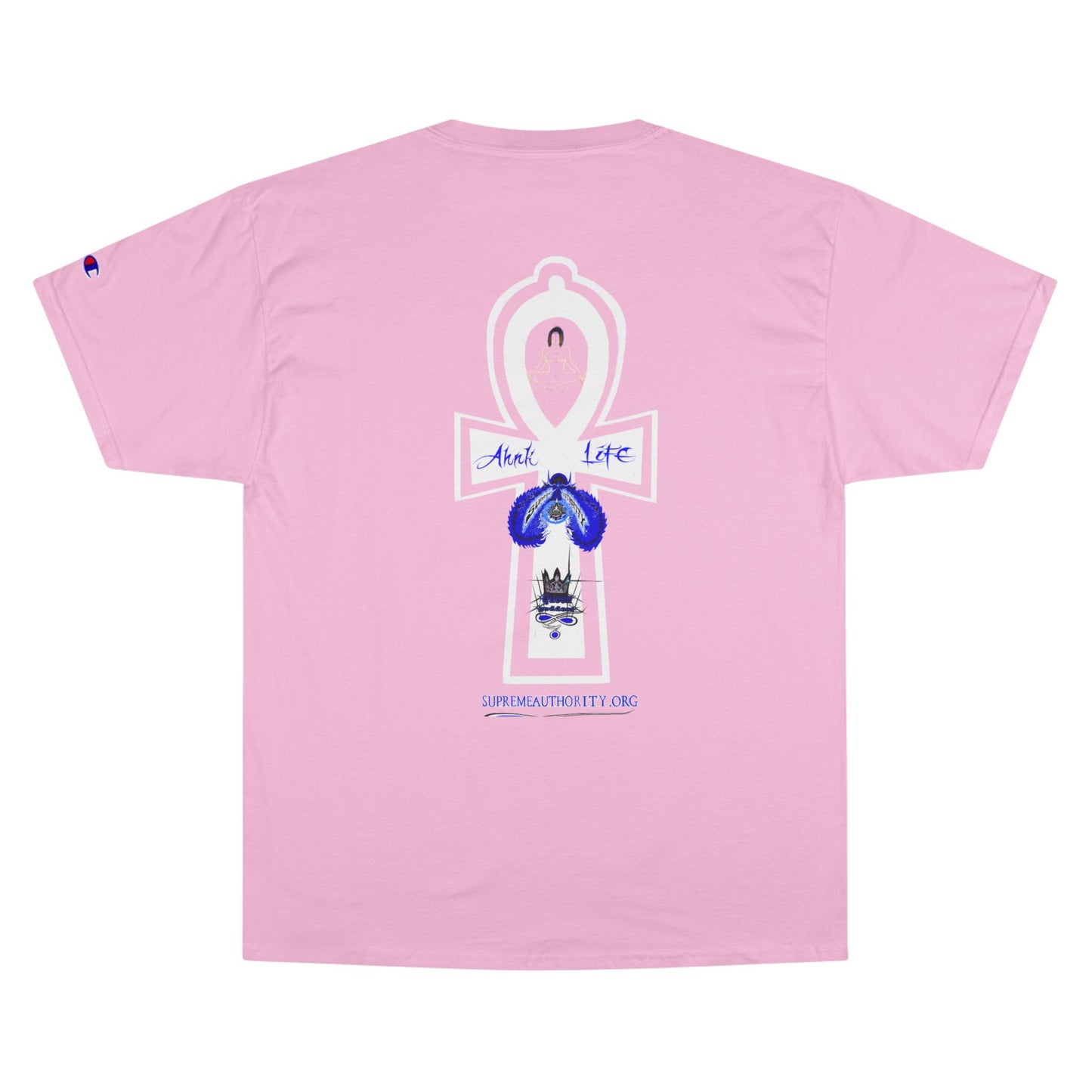 Ankh Life Queen goddess Supreme Authority -Champion T-Shirt